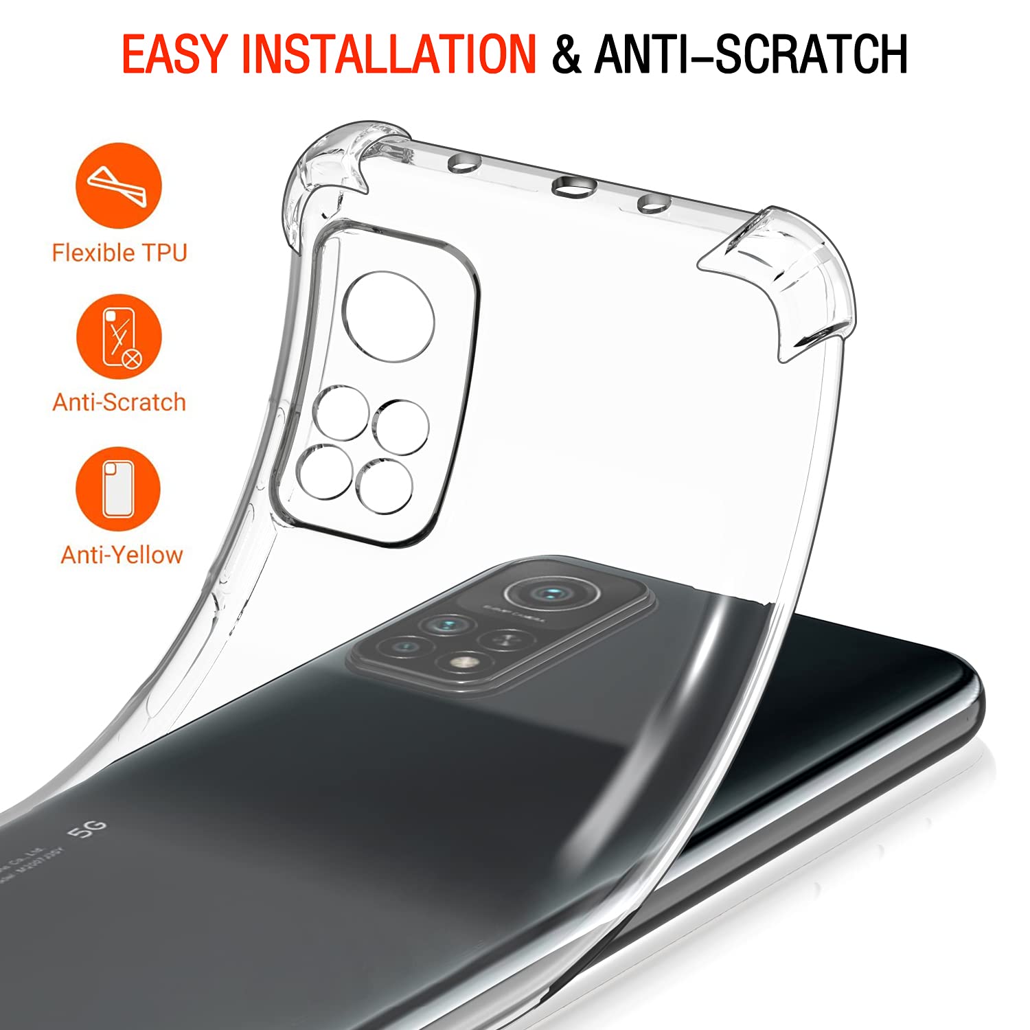 iVoler Cover per Xiaoi i 10T 5G / Xiaoi i 10T Pro 5G, Custodia