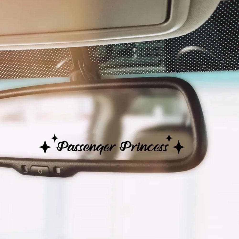 Passenger Princess Sticker, Waterproof Vinyl Decal Car Mirror Sticker, Window, Bumper, Rear View Mirror, Phone - Image 4