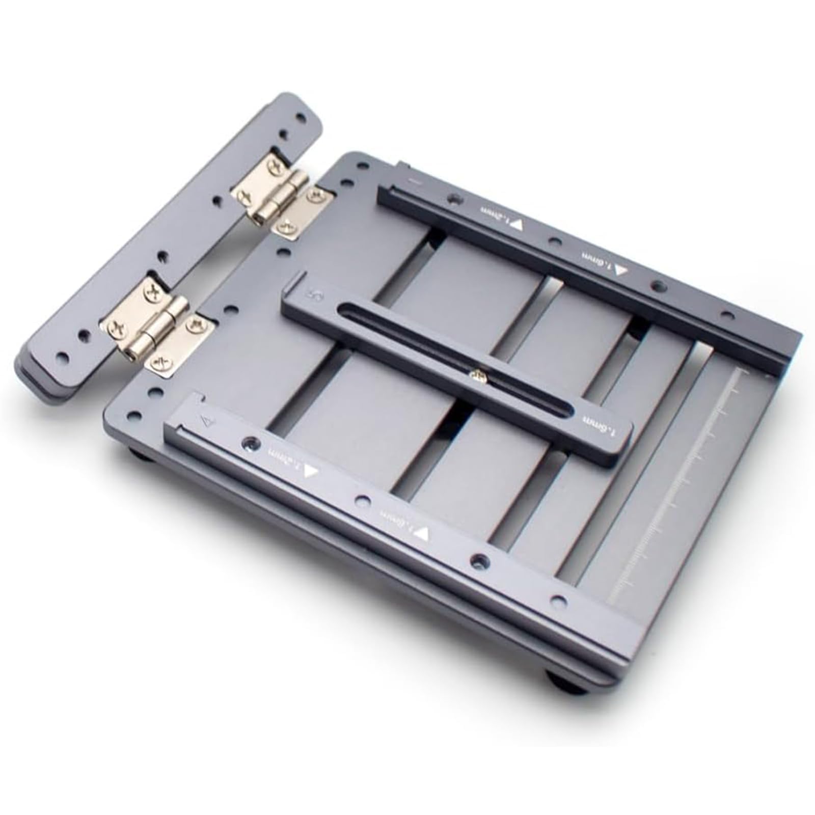 Mini impresora de plantilla de pasta de soldadura, estación de pasta de soldadura SMT, con básculas, accesorio de doble cara, compatible con tamaños de plantilla de hasta 109 x 135 mm para serigrafía