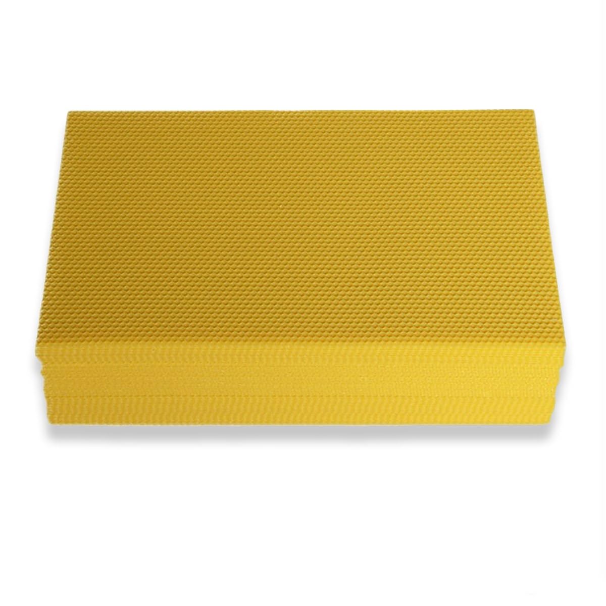 Mondo Ape Fogli cerei, Cera d'api al 100%, Fogli cerei Tipo Laminato da Nido - 5 kg - Apicoltura - Made in Italy