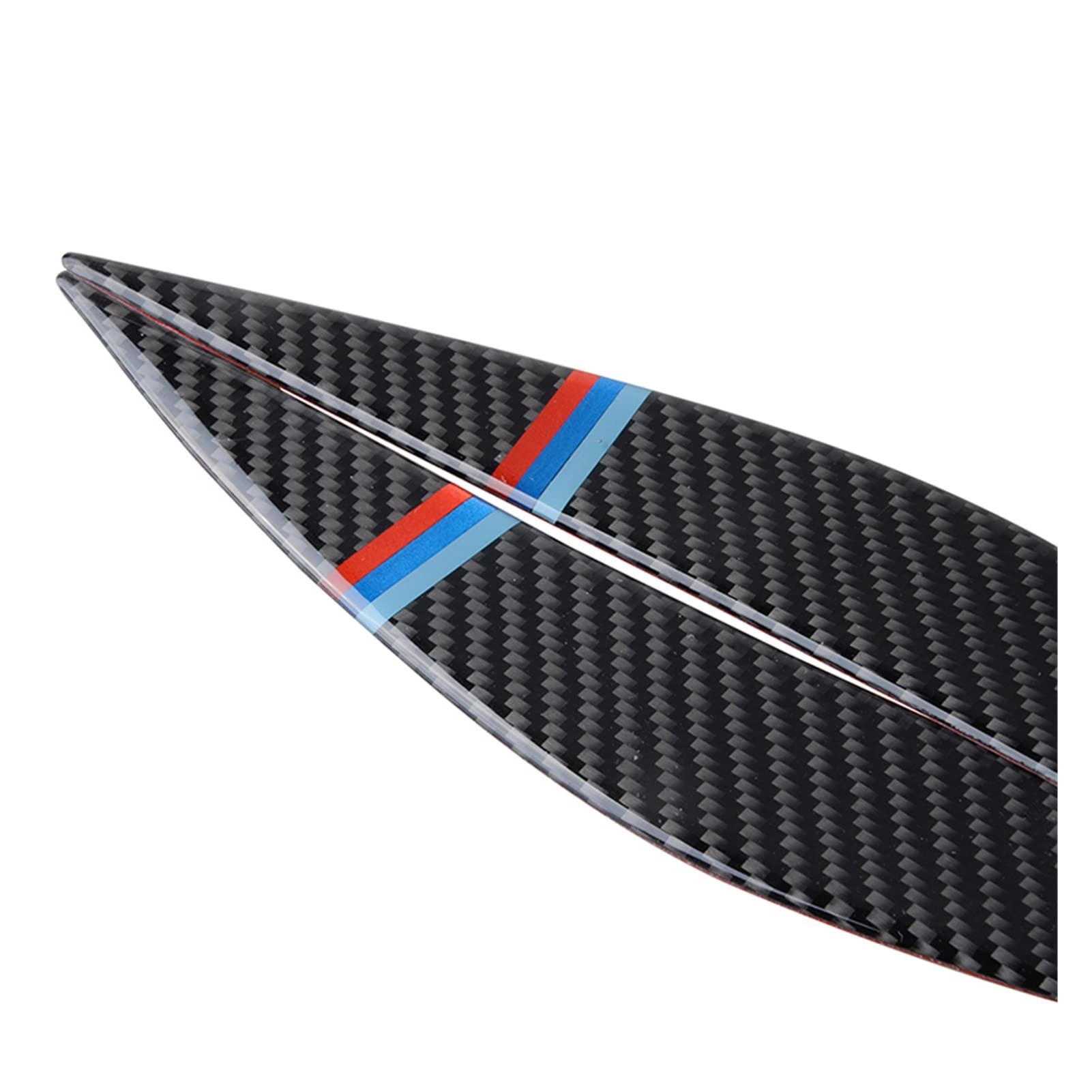 DEHIWI Cubiertas para los Faros de Las Cejas para B&MW 3 Series 2013-2017 F30 F35 Pegatinas para Faros Delanteros Párpados De Cejas Embellecedor Cubierta Accesorios Decorativos para Coche