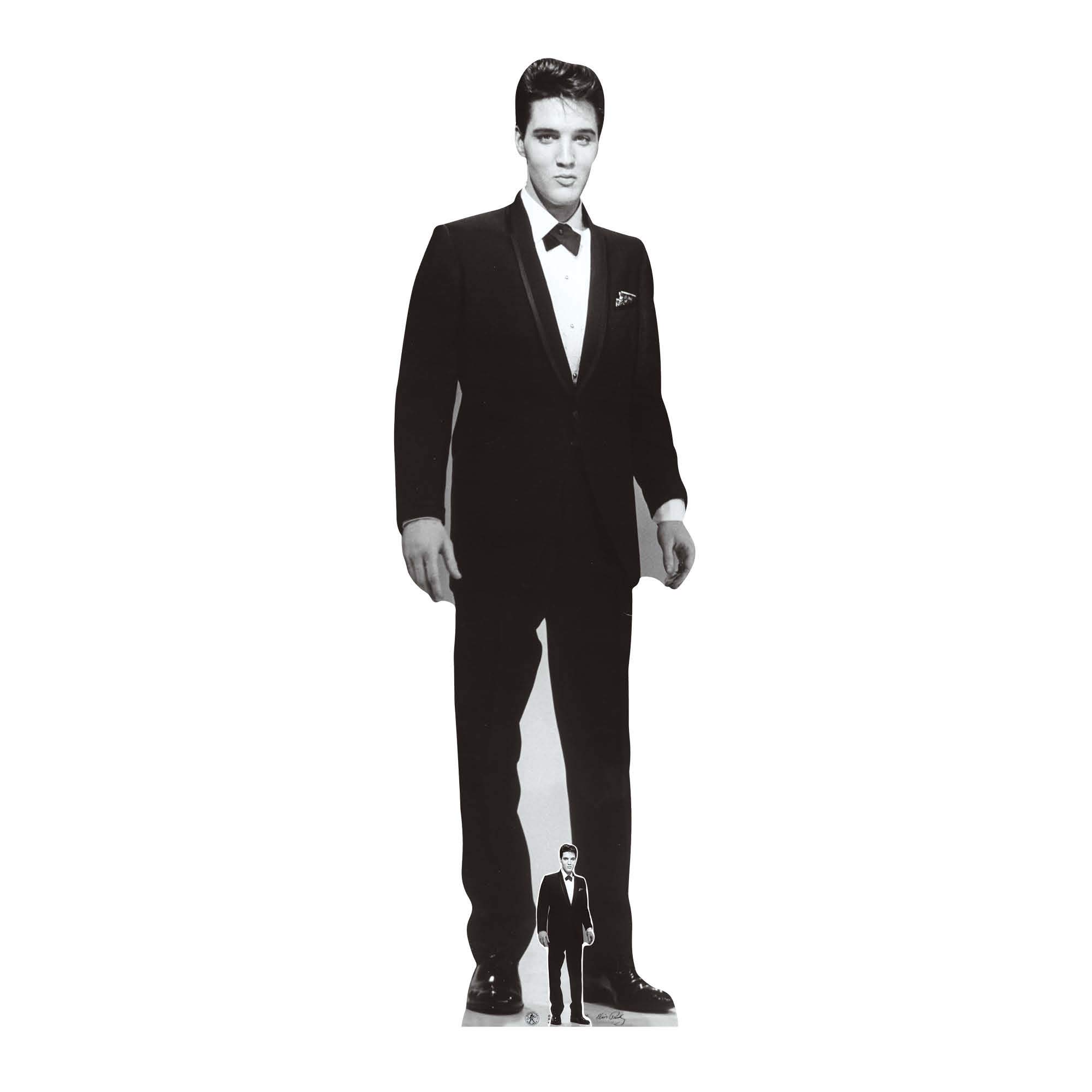 Star Cutouts SC576 Elvis Presley Tuxedo Lifesize Cardboard Cutout – Iconic Rock ’n’ Roll Display for Elvis Fans, Parties & Retro Décor