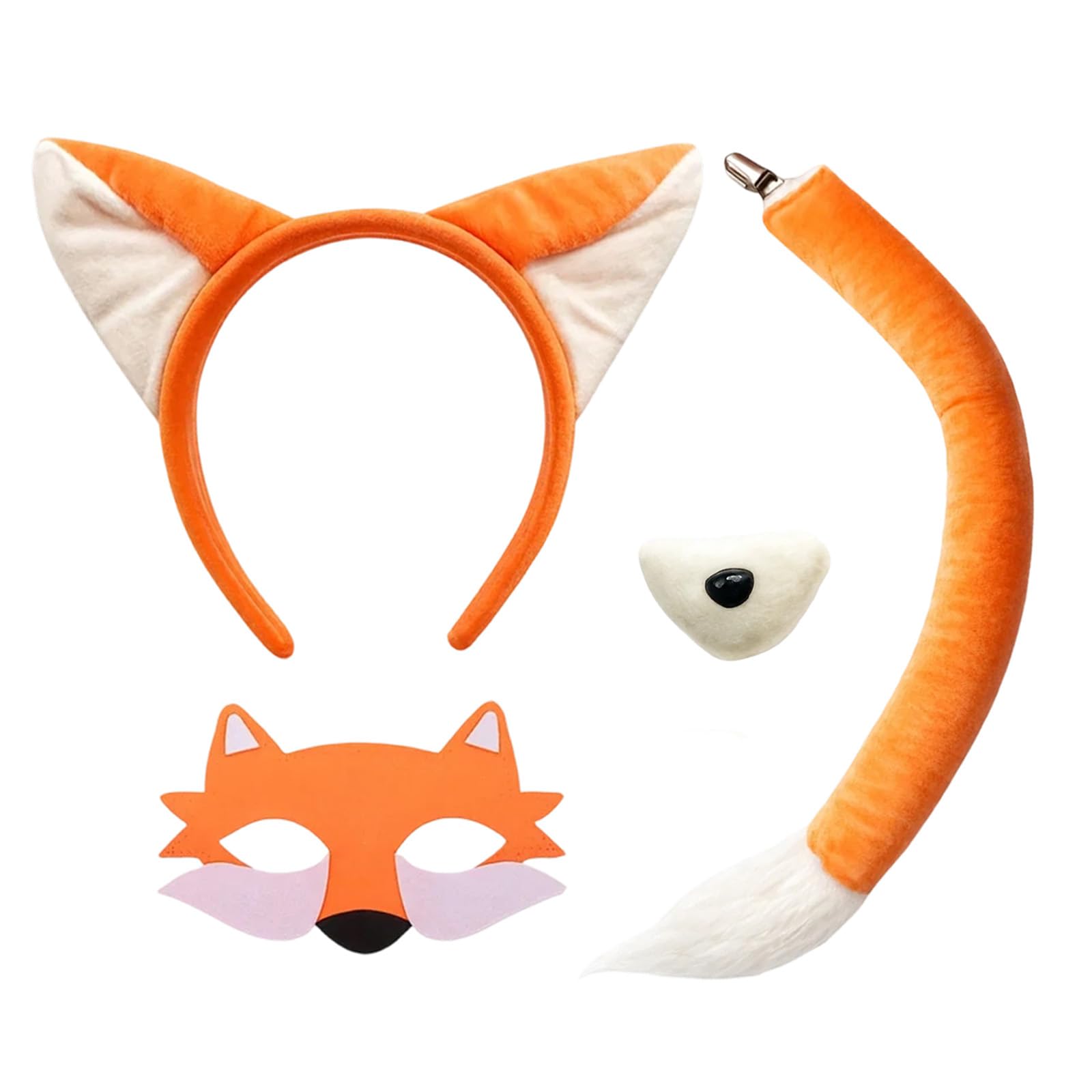 SrgPui 4 Pcs Fox Costume