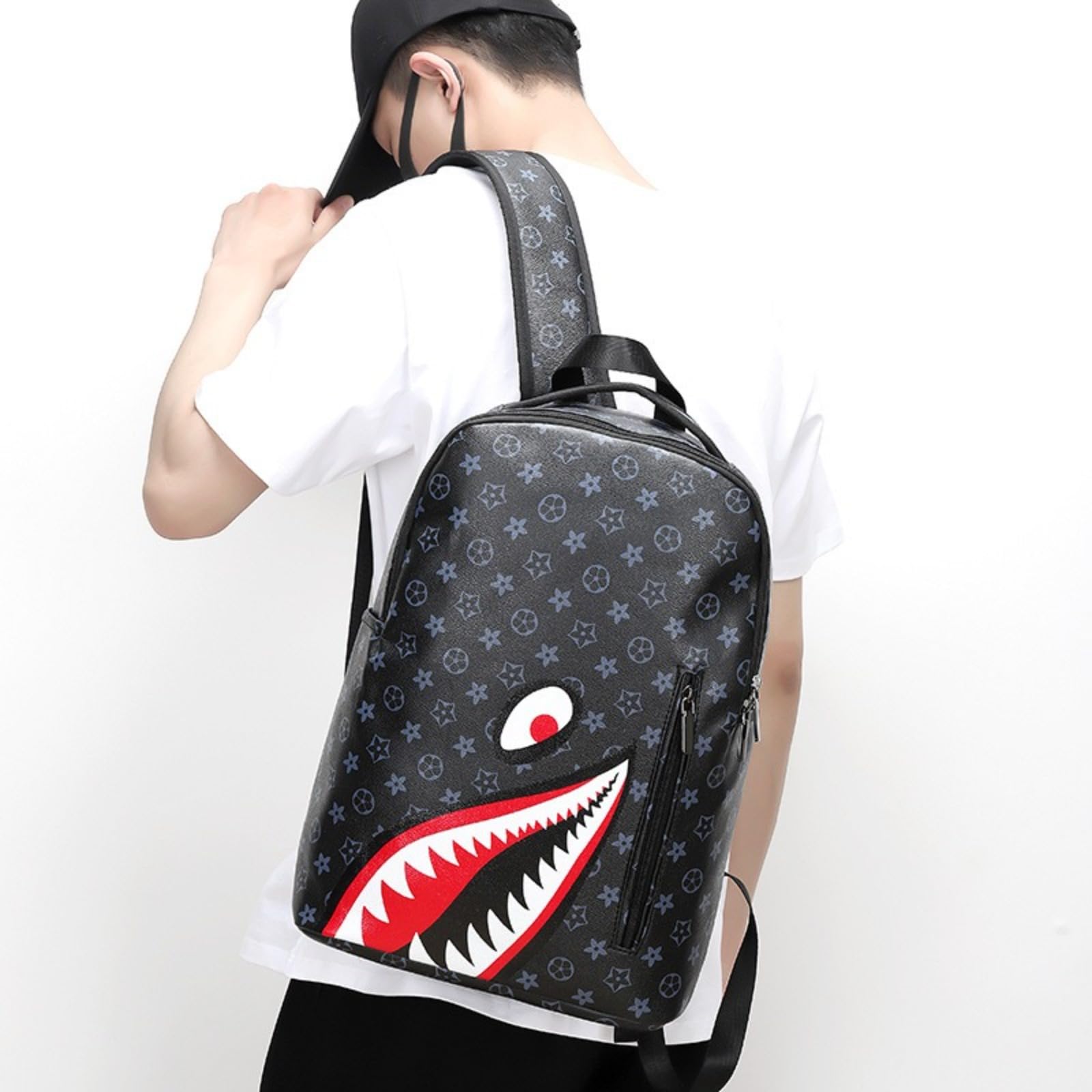 Zaino casual e leggero per computer portatile in tela per viaggi, affari, scuola e outdoor, zaino impermeabile da viaggio, zaino da trekking per uomo