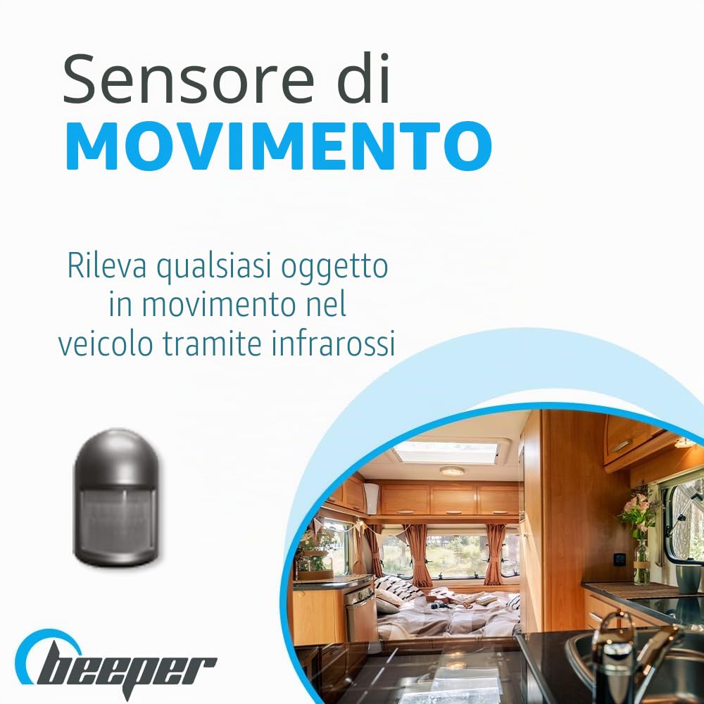 Gamme Alarme voiture, Cabriolet, Utilitaire, Camping-car XR5 BEEPER IT (XR5CC)