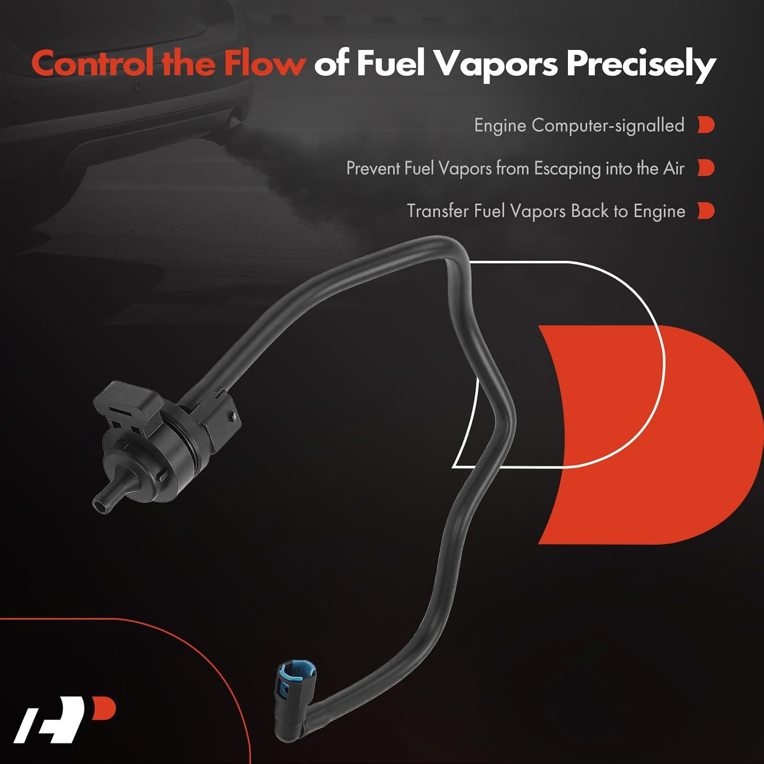 A-Premium Vapor Canister Purge Solenoid Valve Compatible with Mazda 3 2004-2009 2.0L 2.3L