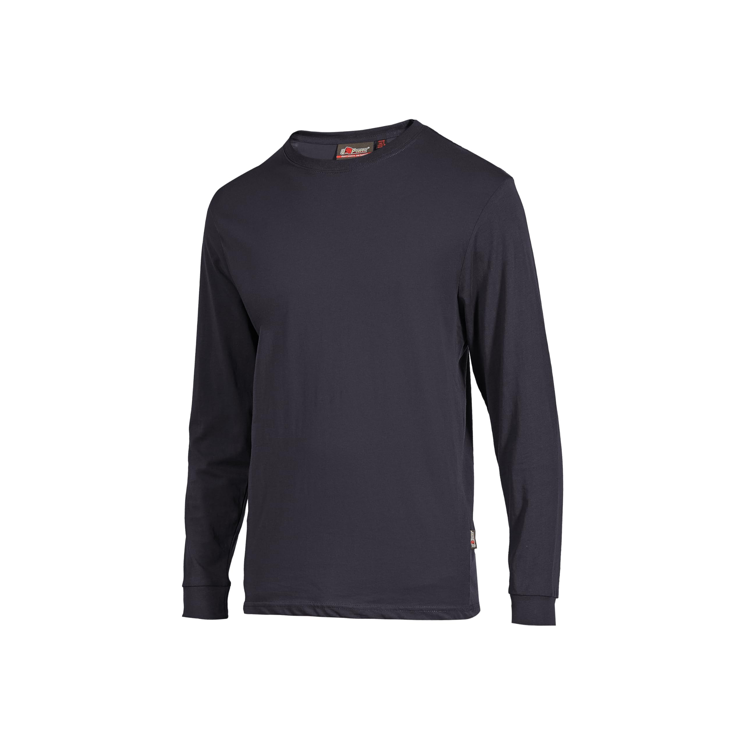 U-POWER DON'T WORRY... BE HAPPY! T-Shirt A Manica Lunga Renga Deep Blue Conf=5 Pz T-Shirt a Manica Lunga RENGA Deep Blue Conf=5 Pz Uomo (Pacco da 5)