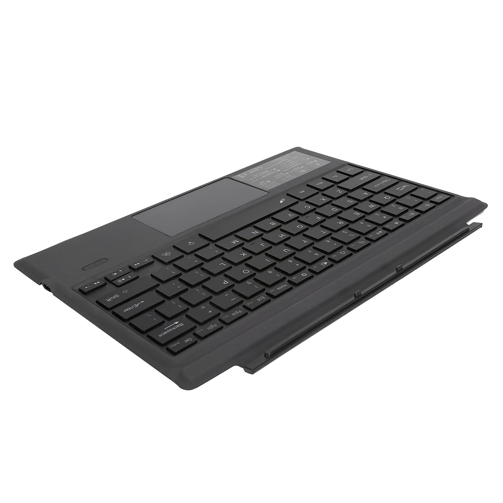 Tastiera Wireless Rimovibile con Touchpad, LED Retroilluminato a 7 Colori per Pro 7/6/5/4/3, Adatta per Impiegati, Nera