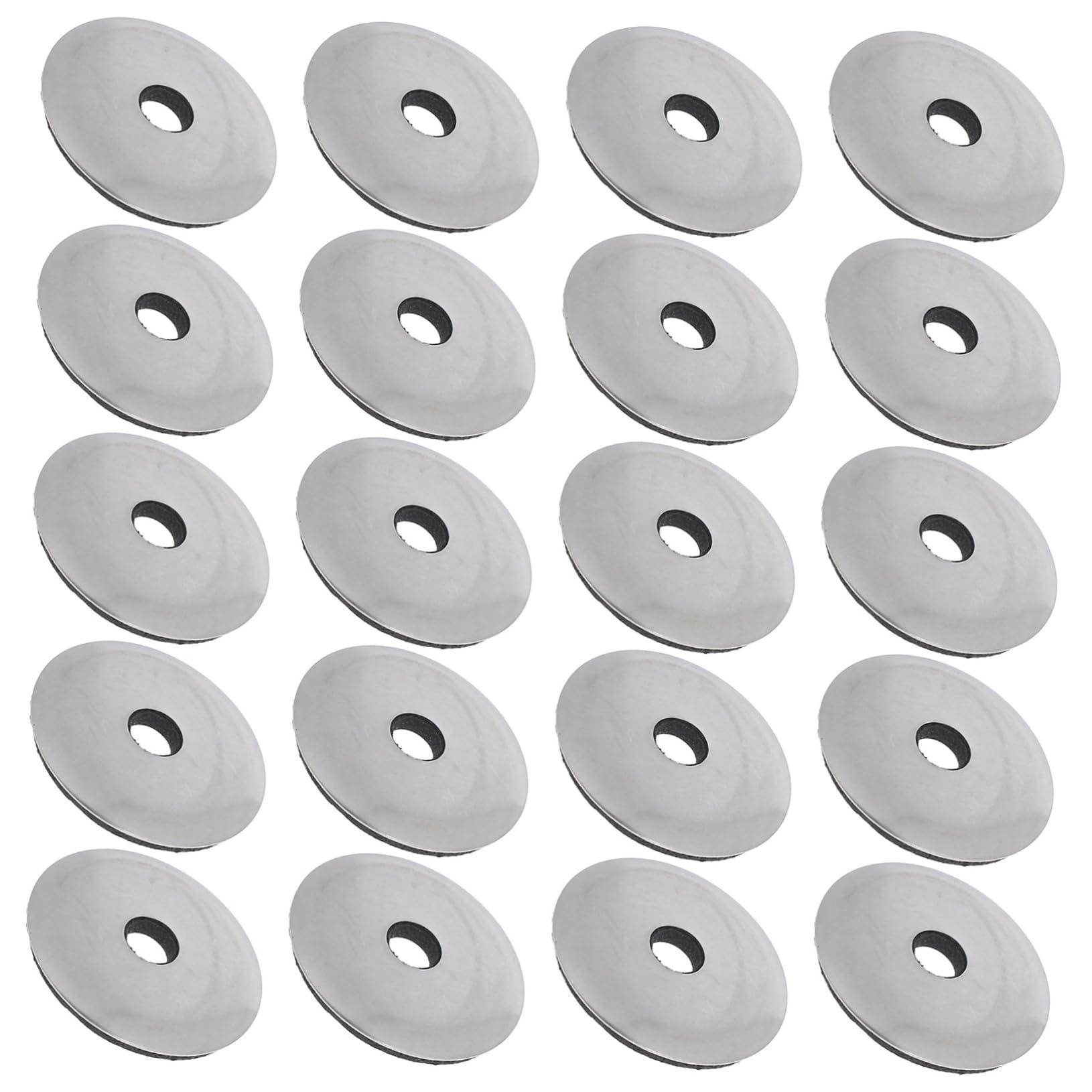 Cabilock 20pcs Epdm Washers Stainless Steel Gasket for Sealing Fastening Washers for Automotive Outdoor Equipment Electronics