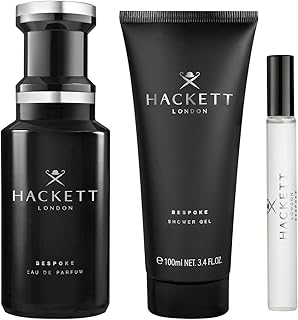 Hackett Bespoke Gift Set for Men (Eau de Parfum 100ml + Shower Gel 100ml + Pen Spray 10ml)-picture-34