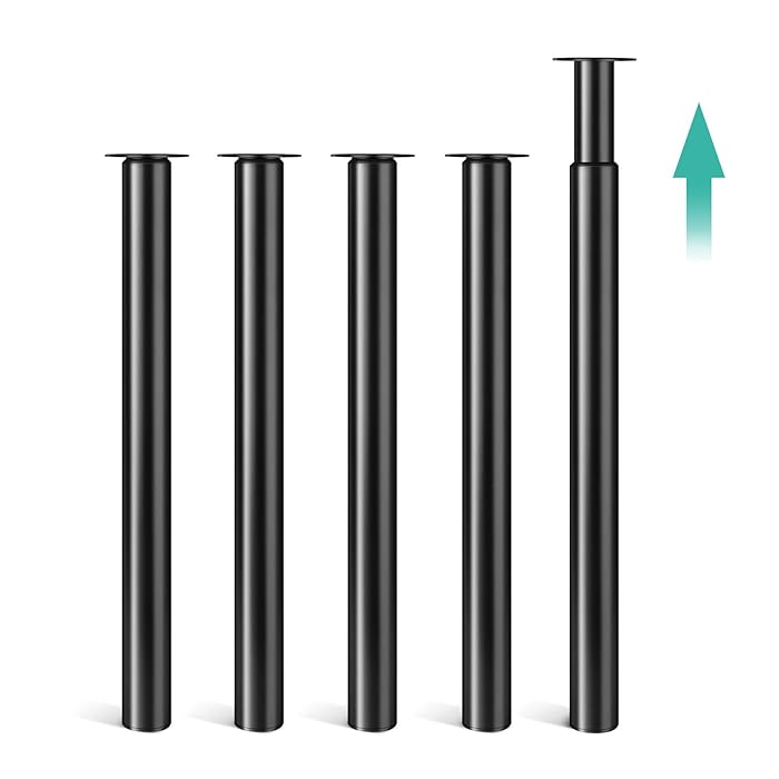 Buy Dhouse 4 Pcs Adjustable Breakfast Bar Legs 7101100Mm Adjustable