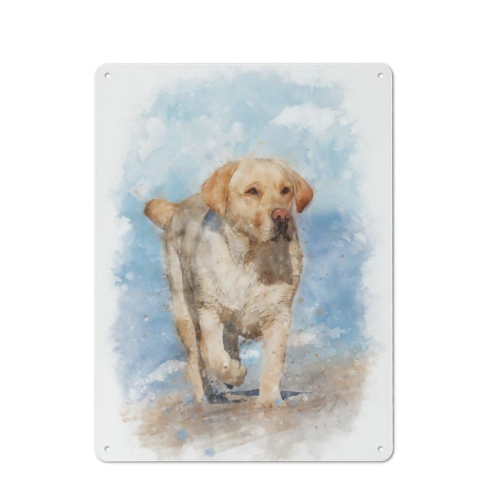 Junmoney Lab On The Beach Retro Tin Wall Plaque 40X30cm For Man Cave Or Games Room, For Games Room Collectors