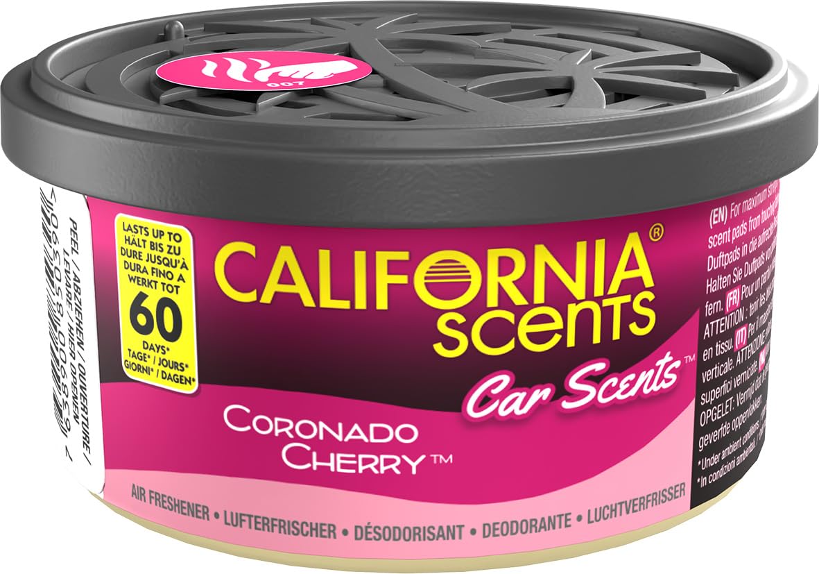 DÉSODORISANT POUR VOITURE CS SCENTS CORONADO CHERRY, ['noir', 'rose'], 3.5 g (Lot de 12)