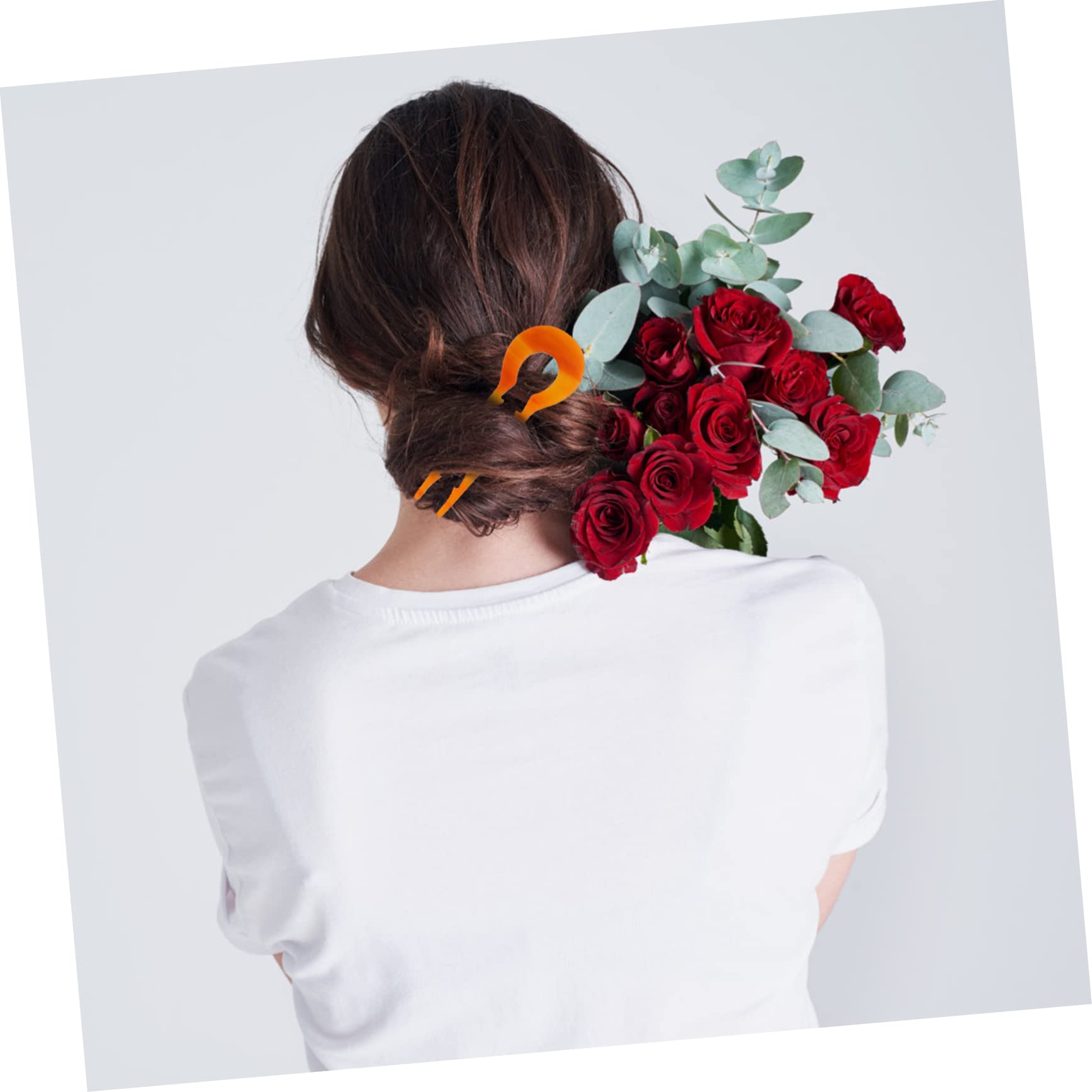 Beavorty 16stücke Teiliges U-förmiger Haarnadeln Acetat Für Damen Rutschfeste Haarschmuck Für Hochsteckfrisuren Vielseitige Haaraccessoires Kaffee Schildpatt Und Muster