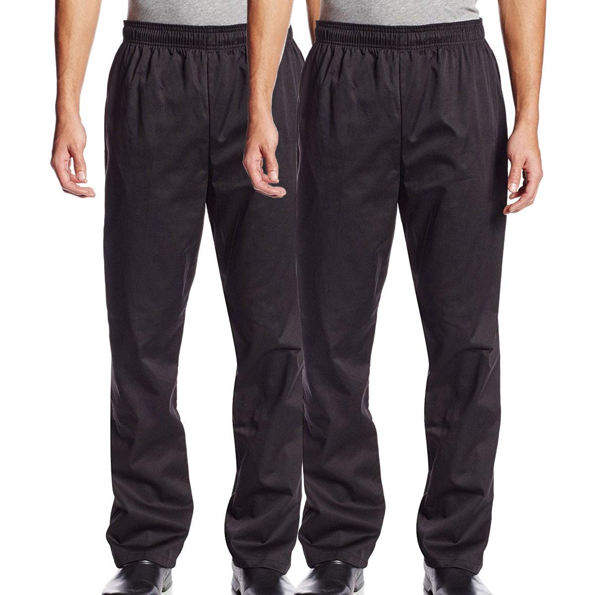 Chef Code 2-Pack Baggy Chef Pants with Wide 2