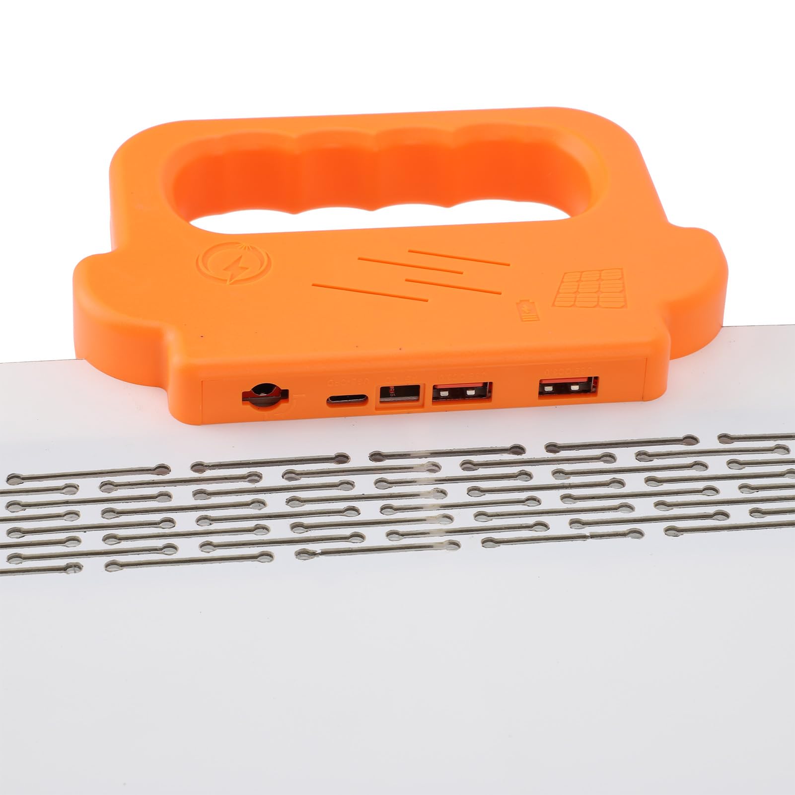 Cargador solar portátil de 20 W, fuente de alimentación eficiente para camping y actividades al aire libre, diseño ligero