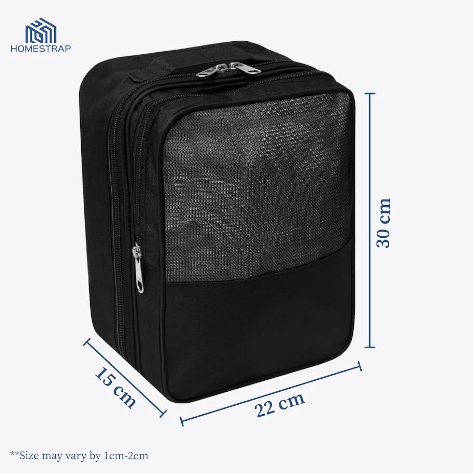 Set of 2 Multipurpose Shoe Storage Bags for Travel and Home Use
