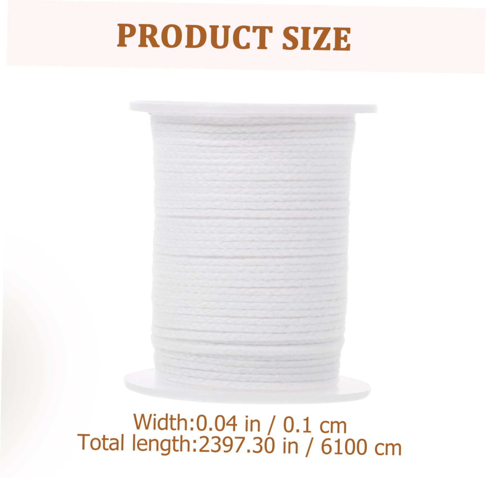Housoutil 1 Set Candle Wick Cotton Wick for Candles Natural Sticks Wicks for Candles Tealight Replacement Wicks Candle Making Supplies Candle Making Tools Wicks Supply Wicks for Aluminum