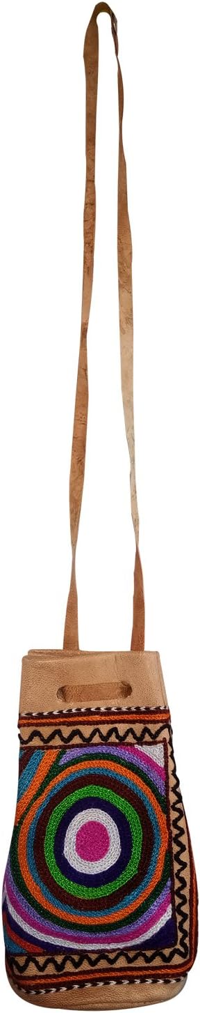 Handicraft Leather Phone Pouch, Smartphone Holder, Mobile Holder, Best Gifting, Made by Awarded Indian Artisan