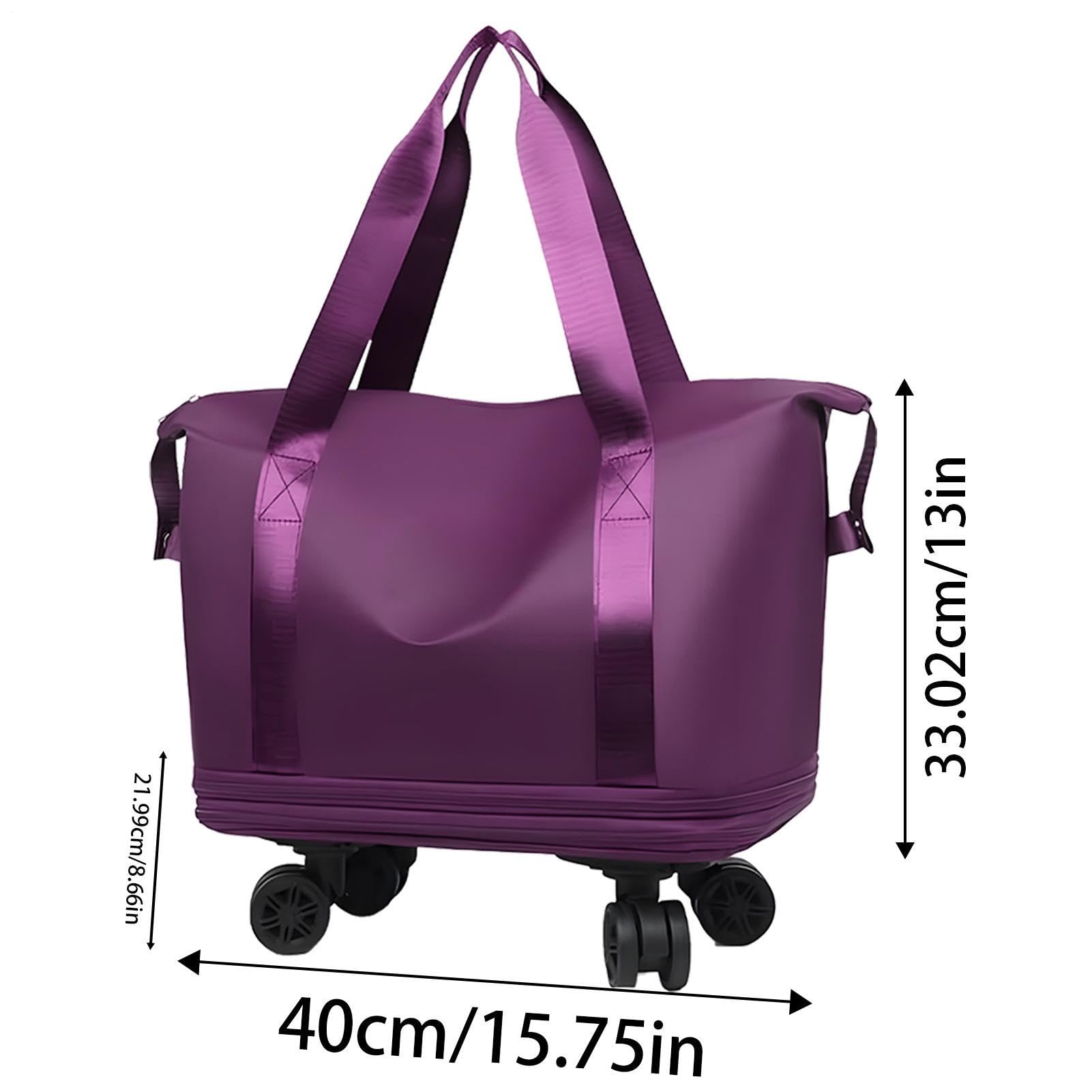 Torba transportowa z kółkami obracanymi o 360°, rozszerzana komora