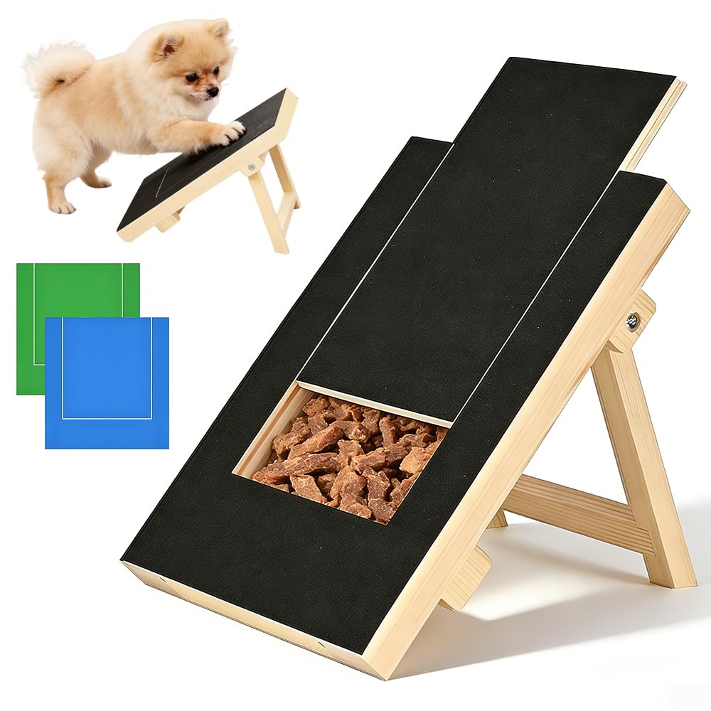 Griffoir pour chien avec boîte à friandises intégrée pour soin des griffes