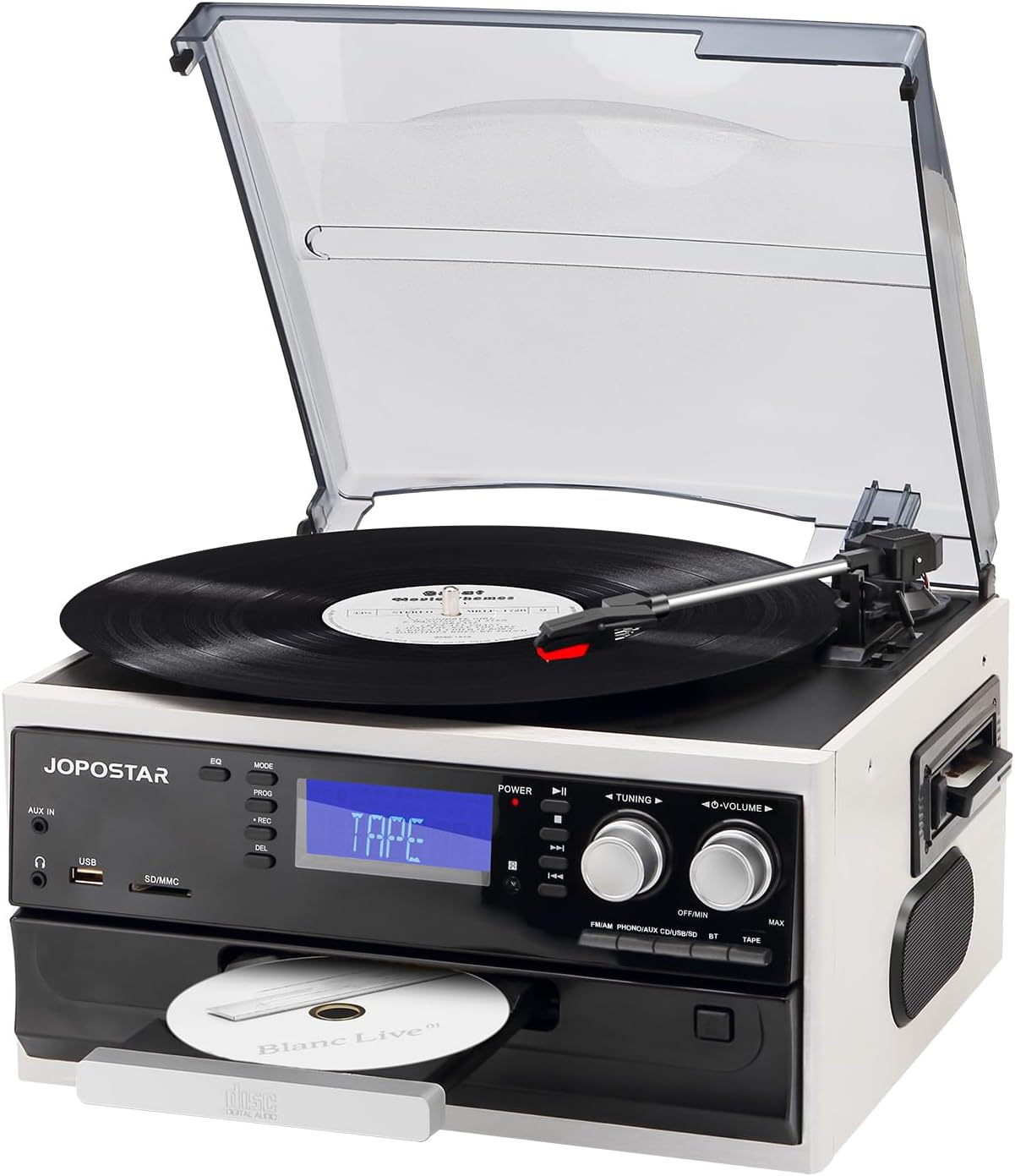 10-in-1 Vinyl Record Player with Bluetooth, 3-Speed Pakistan Ubuy