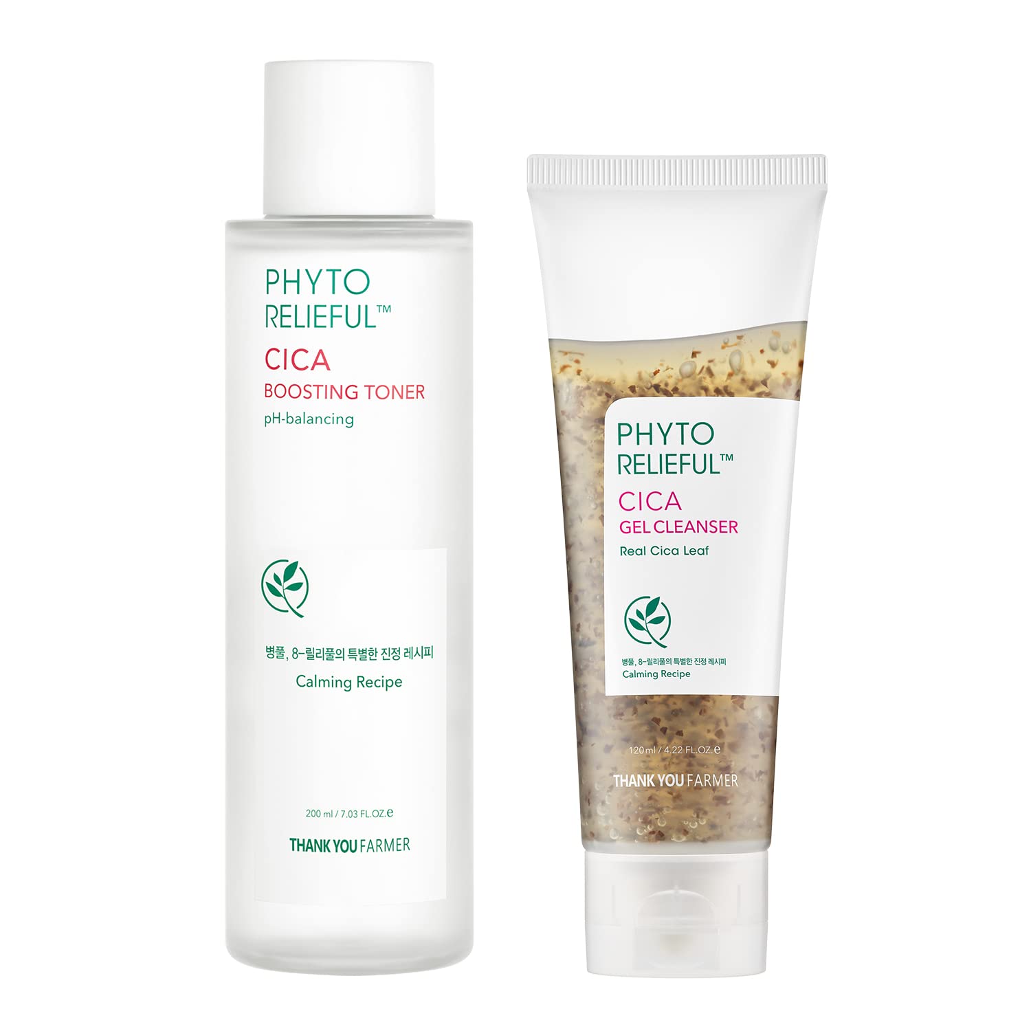 Phyto Relieful Gel Cleanser + Cica Boosting Toner
