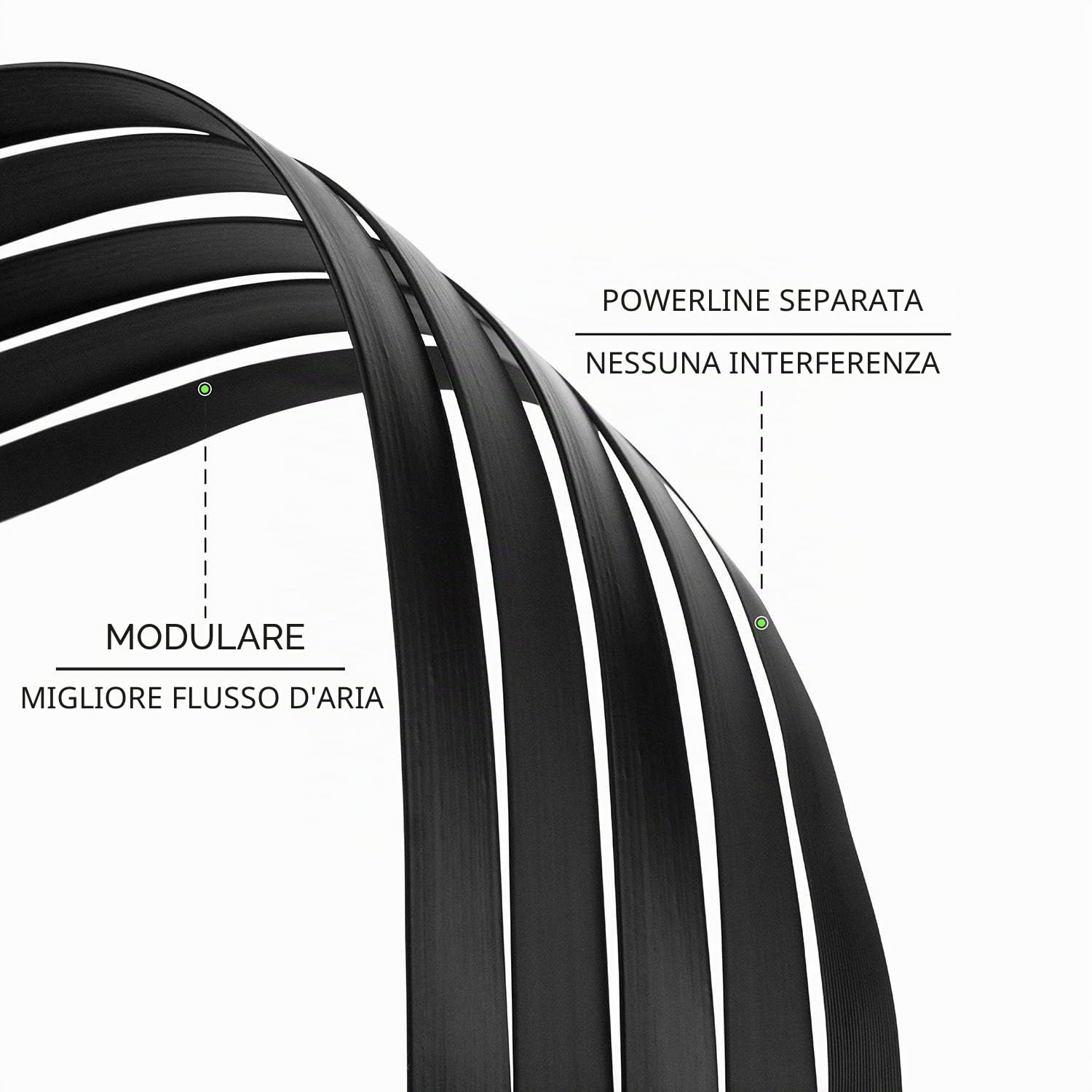 LINKUP - {20cm) PCIe 3.0 16x Cavo Riser Schermato ad Alta Velocità Estrema Scheda Estensione Flessibile 2020 Rev┃64GB/s┃GPU PCI Express Cable┃Alta Velocità┃Presa Dritta - Compatibile TT