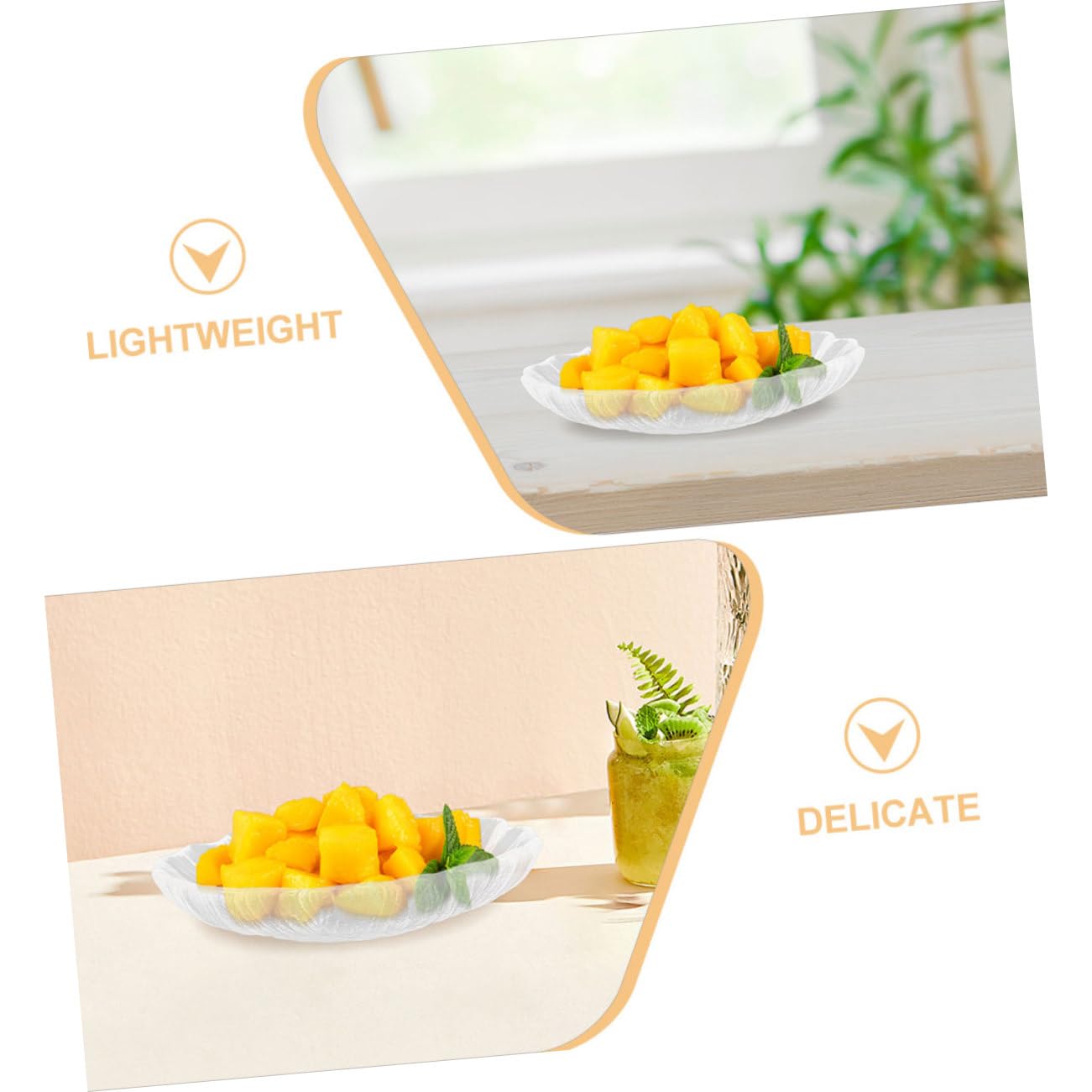 COLLBATH 2pcs Saucer Round Coffee Plate Small Prep Cups Candy Dish Japanese Pinch Dish Seasoning Dishes Tea Bag Holder Shape Coffee Plate Coasters Home Coaster Glass re-usable