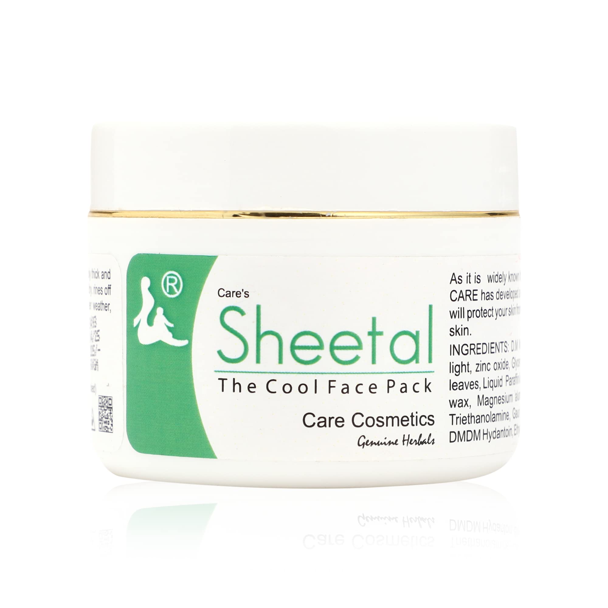 Care Cosmetics Care’s Sheetal - The Cool Face Pack for normal to oily skin - 60gm each - Pack of 2