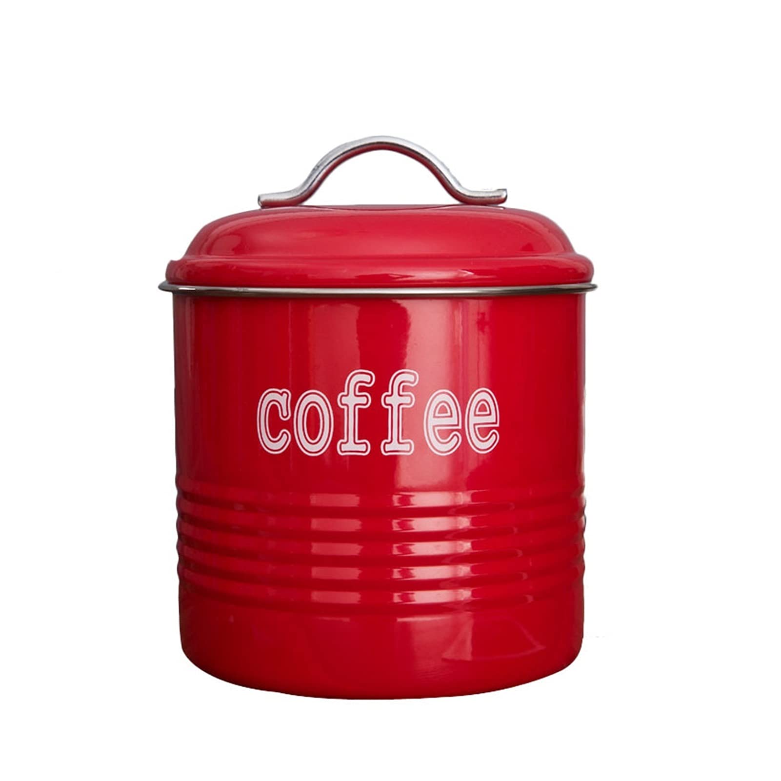 NGDFGR Coffee Canister Kitchen Storage Bottles&Jars For Coffee Sugar Tea Rice Metal Containar With Lids Storage Box Cans Food Container For Coffee Beans,Sugar,Tea (1),1