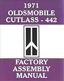 1971 Oldsmobile Assembly Manual Reprint Bound Cutlass 442 S Supreme F-85