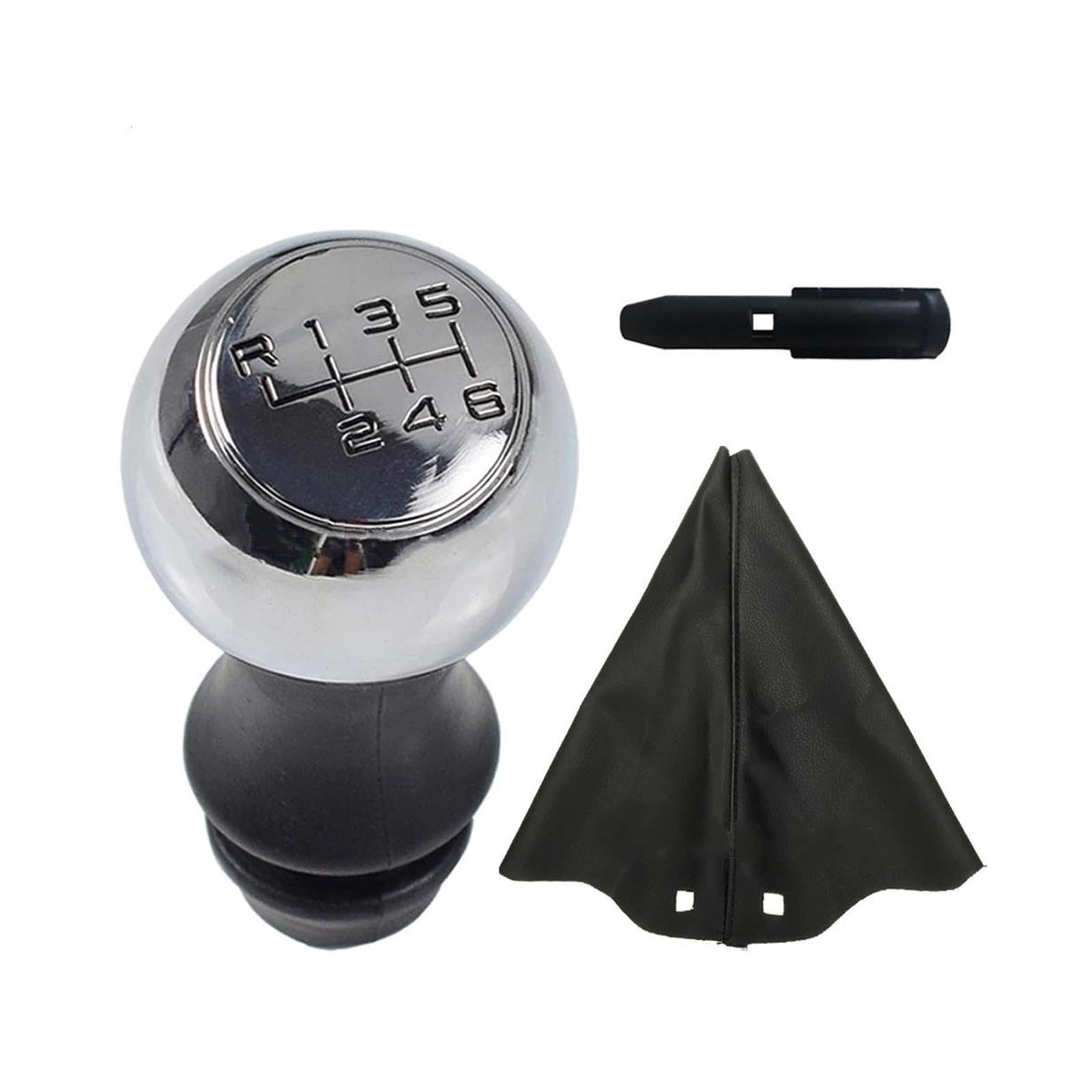 Cavinbdz 6 Speed-Set For Citroen C2 C3 C4 5/6 Speed Mt Gear Shift Knob Lever Shifter Stick Gear Shift Knob Boot Cover Gear Shift Knob(6 Speed-Set)