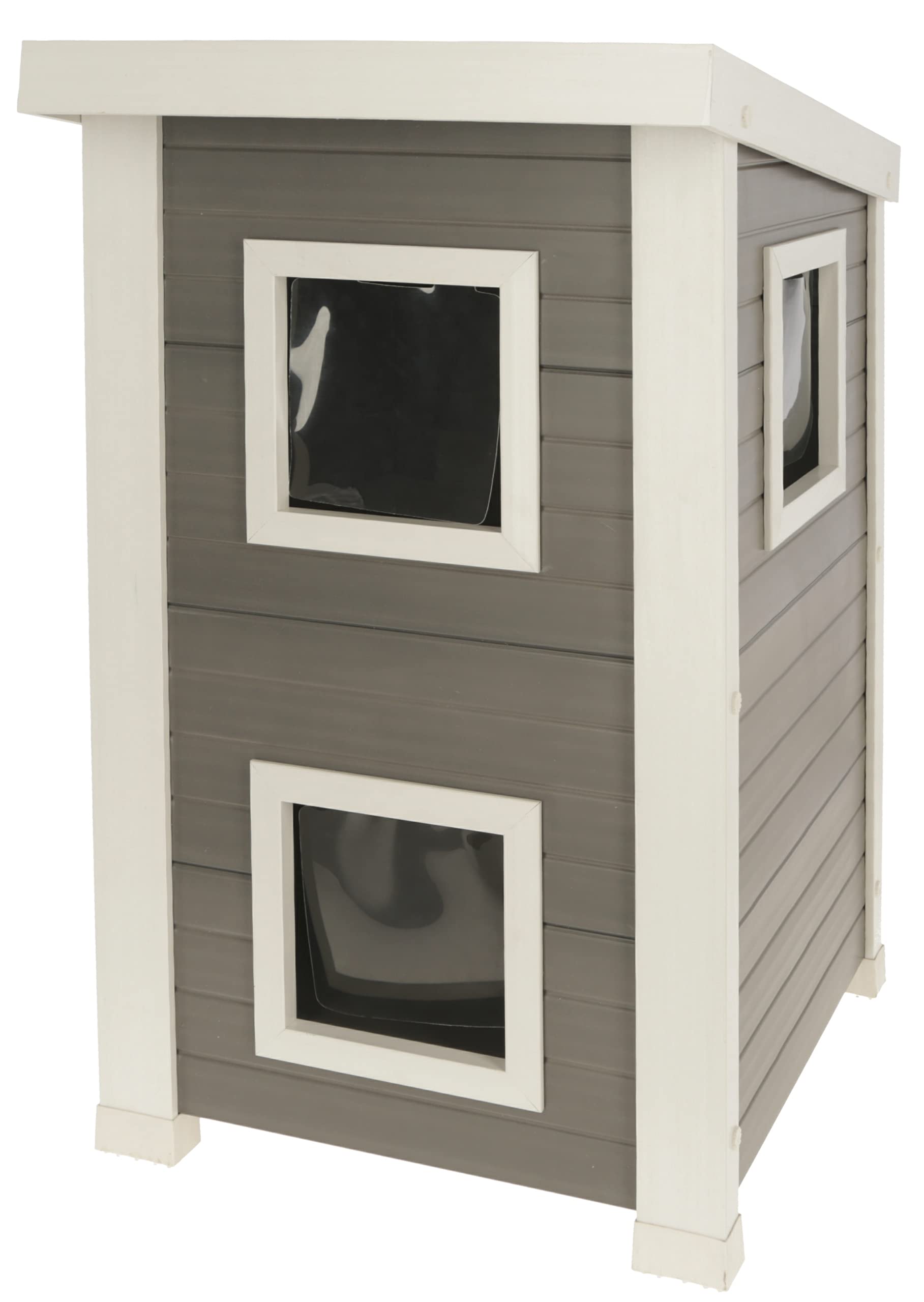 Kerbl Pet 81613 ECO-Katzenhaus Emila 49x55x82 cm, 14.5 kg