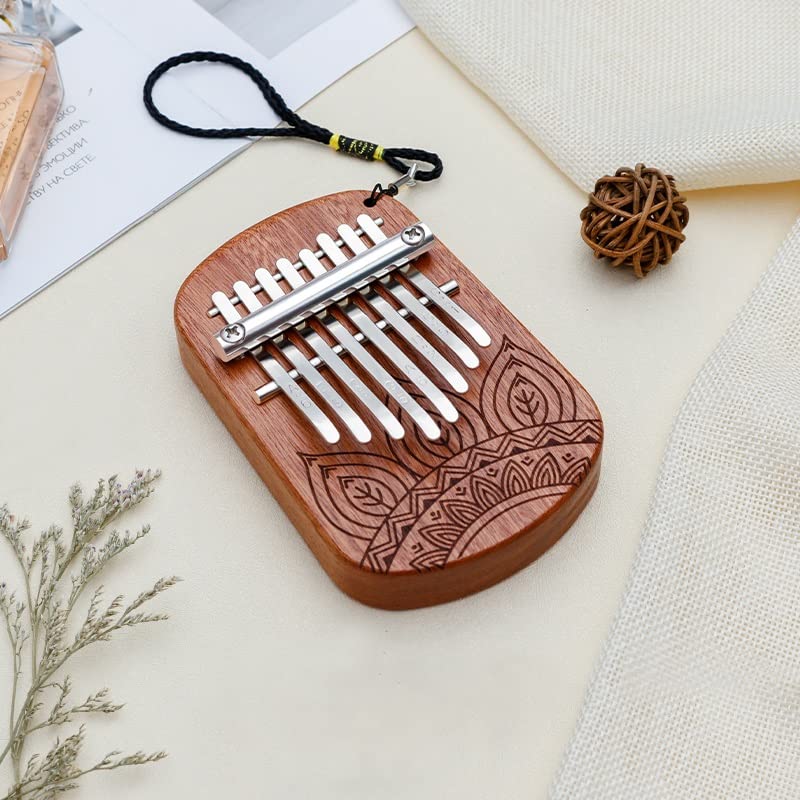 Wzhzj 8 CLÉ KALIMBA Finger le pouce piano acajou en bois clavier percussion Instrument Musique Gift for débutant (Color… - Les Beatles, Paul McCartney, John Lennon, RIngo Starr, George Harrison Wzhzj 8 CLÉ KALIMBA Finger le pouce piano acajou en bois clavier percussion Instrument Musique Gift for débutant (Color… – Image 7