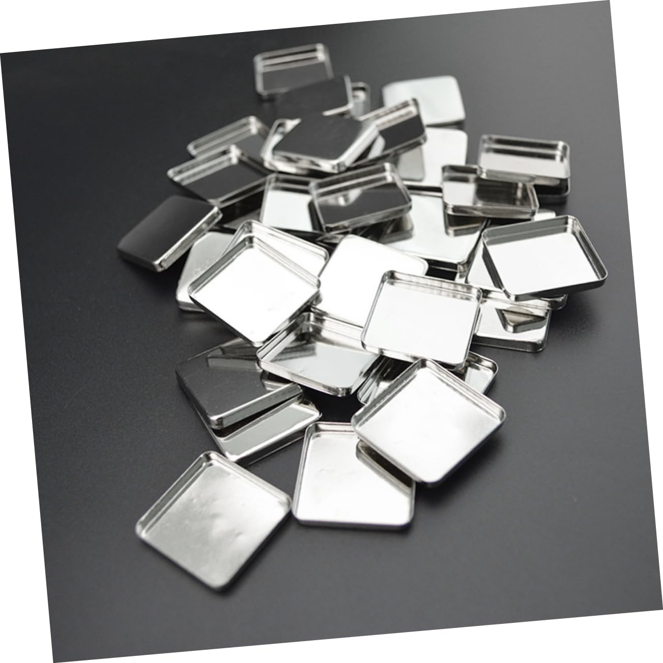 balacoo 168pcs Eyeshadow Blusher Pressed Powder Makeup Cosmetics Metal Pans Magnetic Diy Eyeshadow Palette