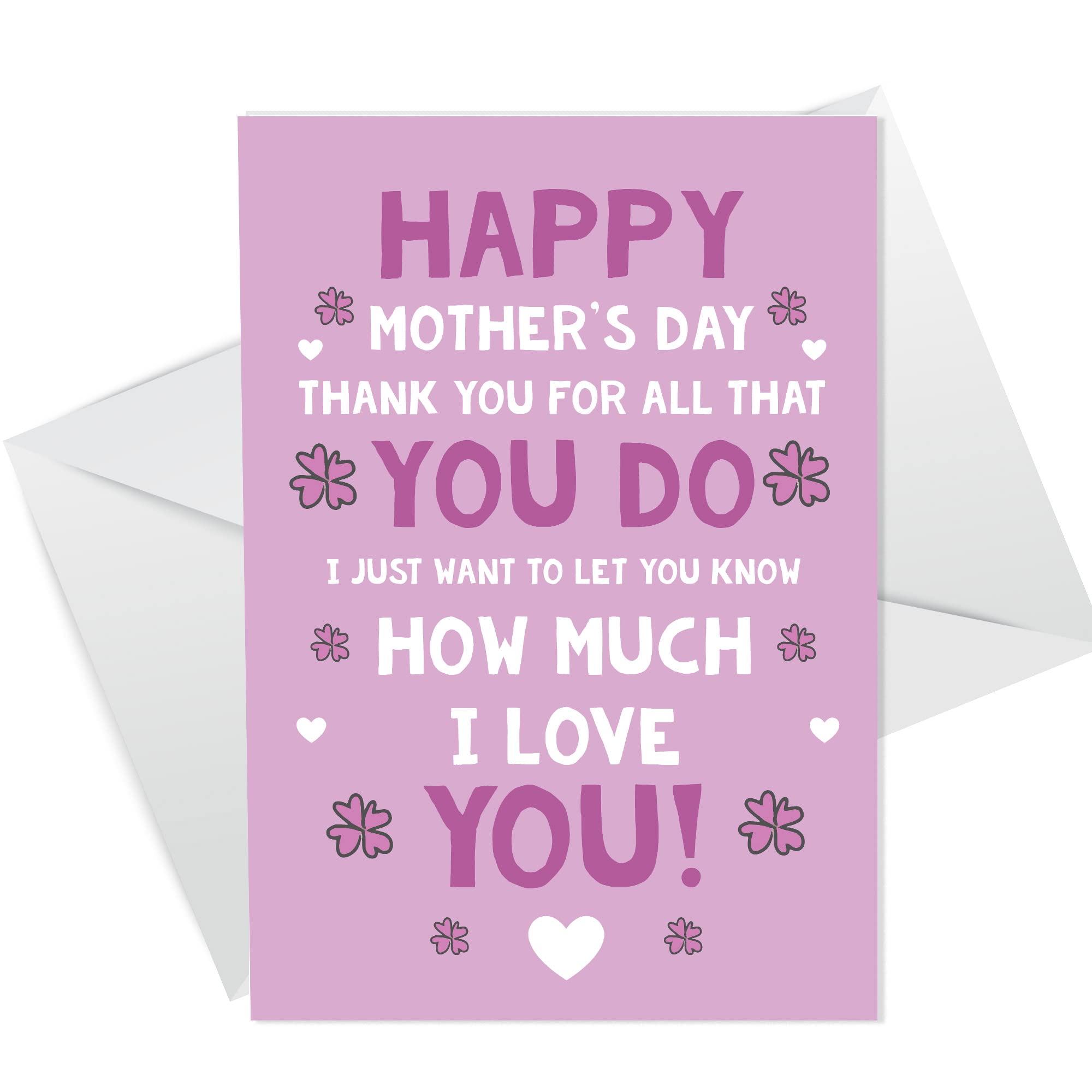 Mothers Day Card For Mum Nan Nanny Grandma A6 Card Special Card For Her