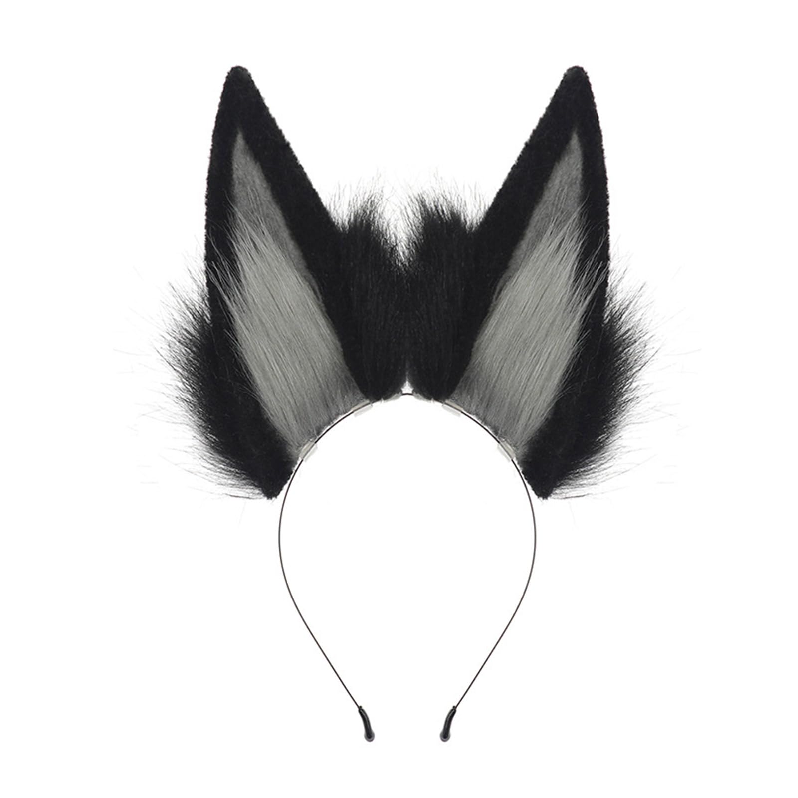 MICFENY Plush Animal Ears Hair Hoop Lightweight Comfortable Headpiece For Girls Daily Wear And Theme Parties