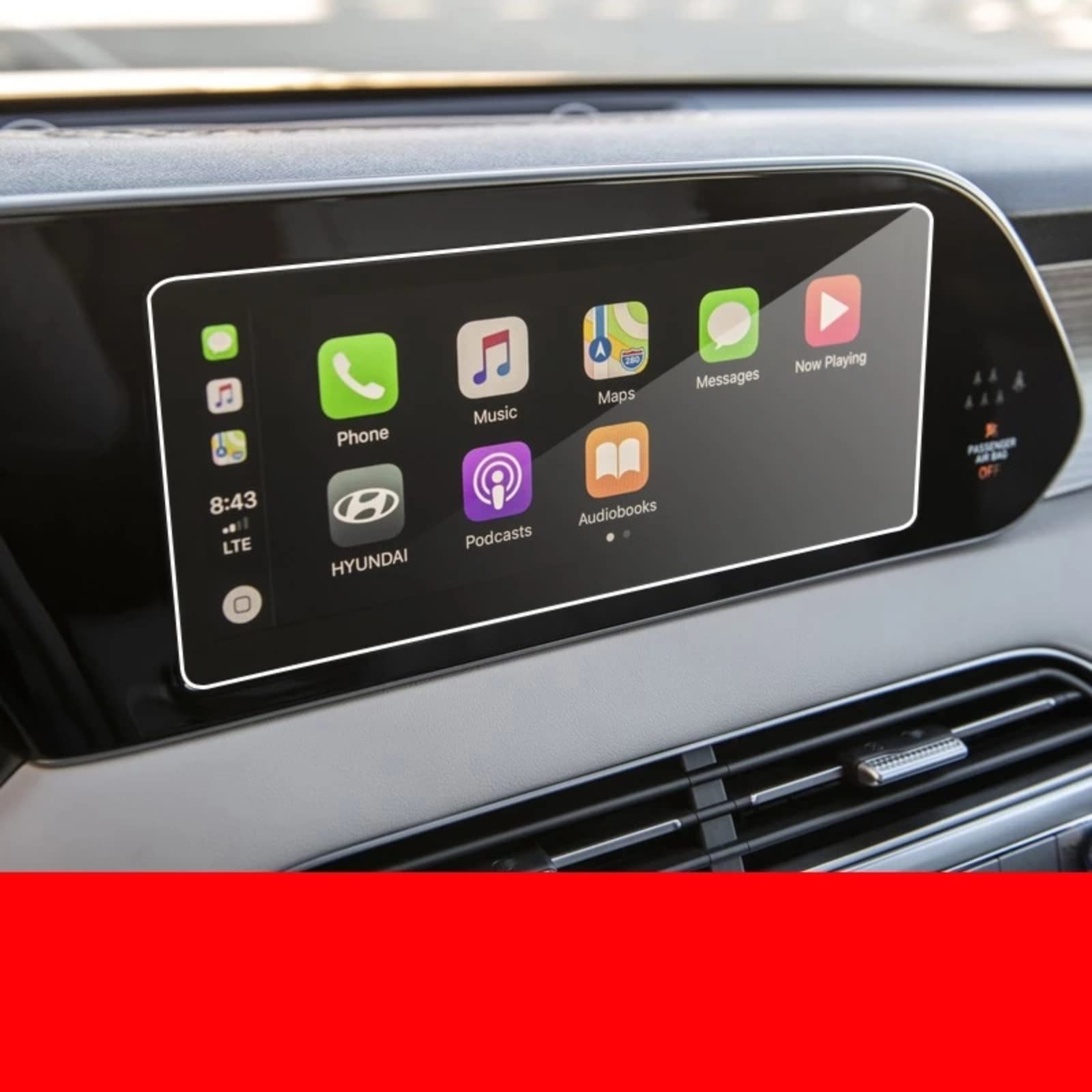 Nawigacja samochodowa Szkło hartowane Ekran LCD Folia ochronna Naklejka Osłona Dla Hyundai Palisade Kona Sonata DN8 2020