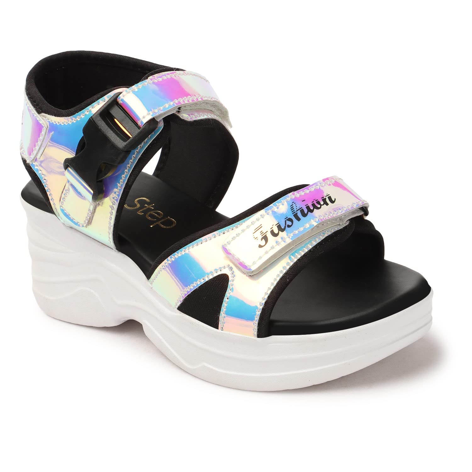 Earth Step Women Stylish Multicolor Sports Sandal (B0BZYYL9WH) Amazon Price History, Amazon Price Tracker