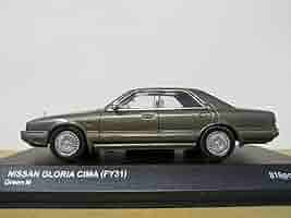 Amazon | □ 京商『1/43 NISSAN GLORIA CIMA FY31 GREEN M 日産