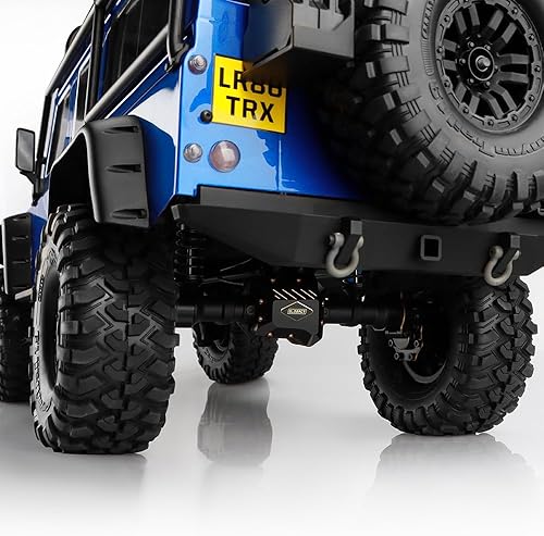 Miniatura 5 de GLOBACT Latón delantero y trasero ejes cubierta cubierta diferencial 4.37 oz contrapeso para 110 TRX4 RC Crawler coche actualizaciones piezas (2PCS)