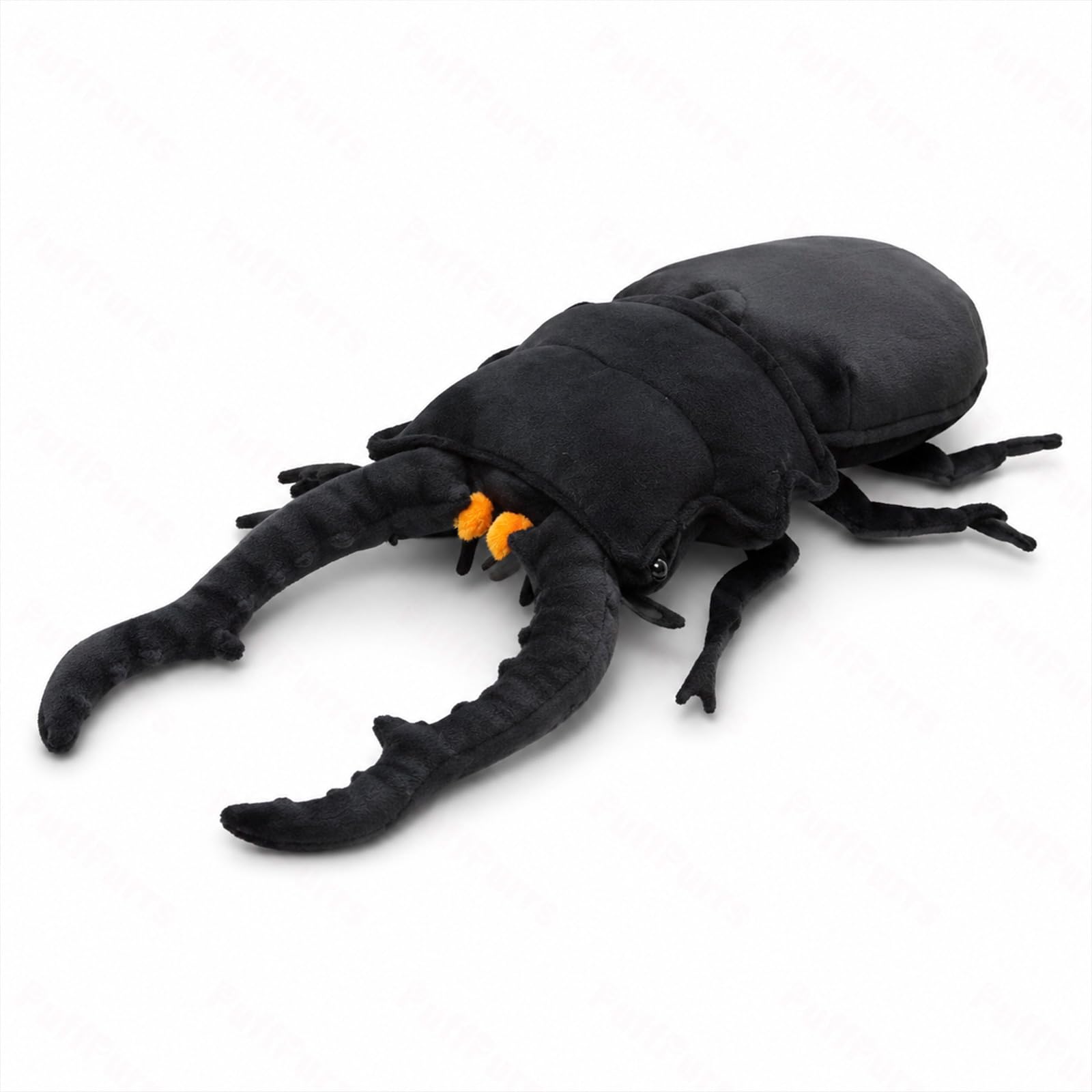 PuffPurrs Lifelike Giraffe Stag Beetle Plush Soft Toy, Realistic Insect Stuffed Animal with Large Mandibles, 27 cm / 10.6 in, Educational Bug Collection Gift for Nature Enthusiasts