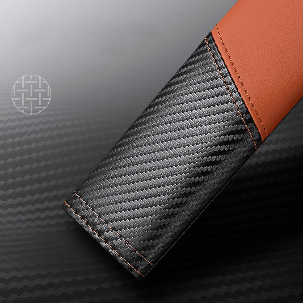 XWSBUDE 2 Pièces Protege Ceinture Voiture, Pour Renault Trafic 2014+ Souple Confortables Amovible Protège Ceinture De Sécurité Protéger Cou Epaules,E