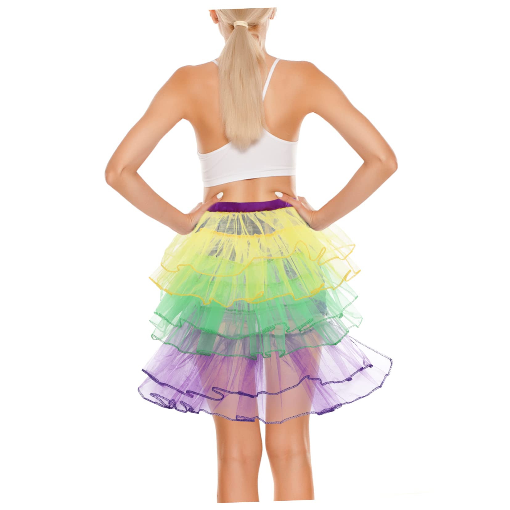 GALPADA 3piezas Falda Tutu De Falda De Fiesta para Bodas Cumpleaños y Cosplay Accesorio para Mujeres y Diseño y Cómodo