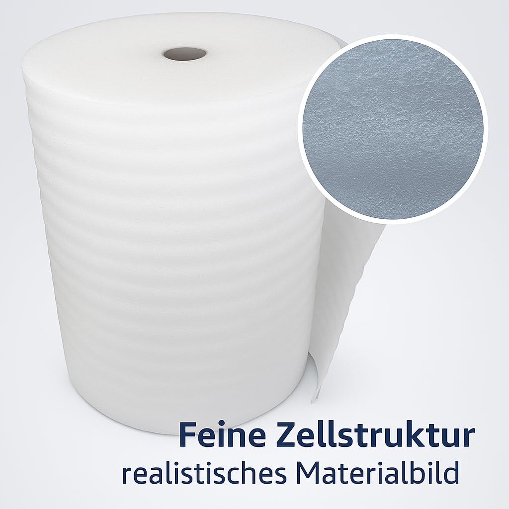 5mm PE Dämmung Schaumfolie Unterlage für Laminat,Parket (25 m²)
