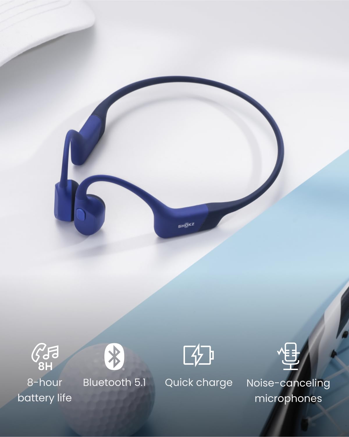 Shokz OpenSwim ブルー Shokz OpenSwim Review – Swim Star, Dry Dud | Headphonesty