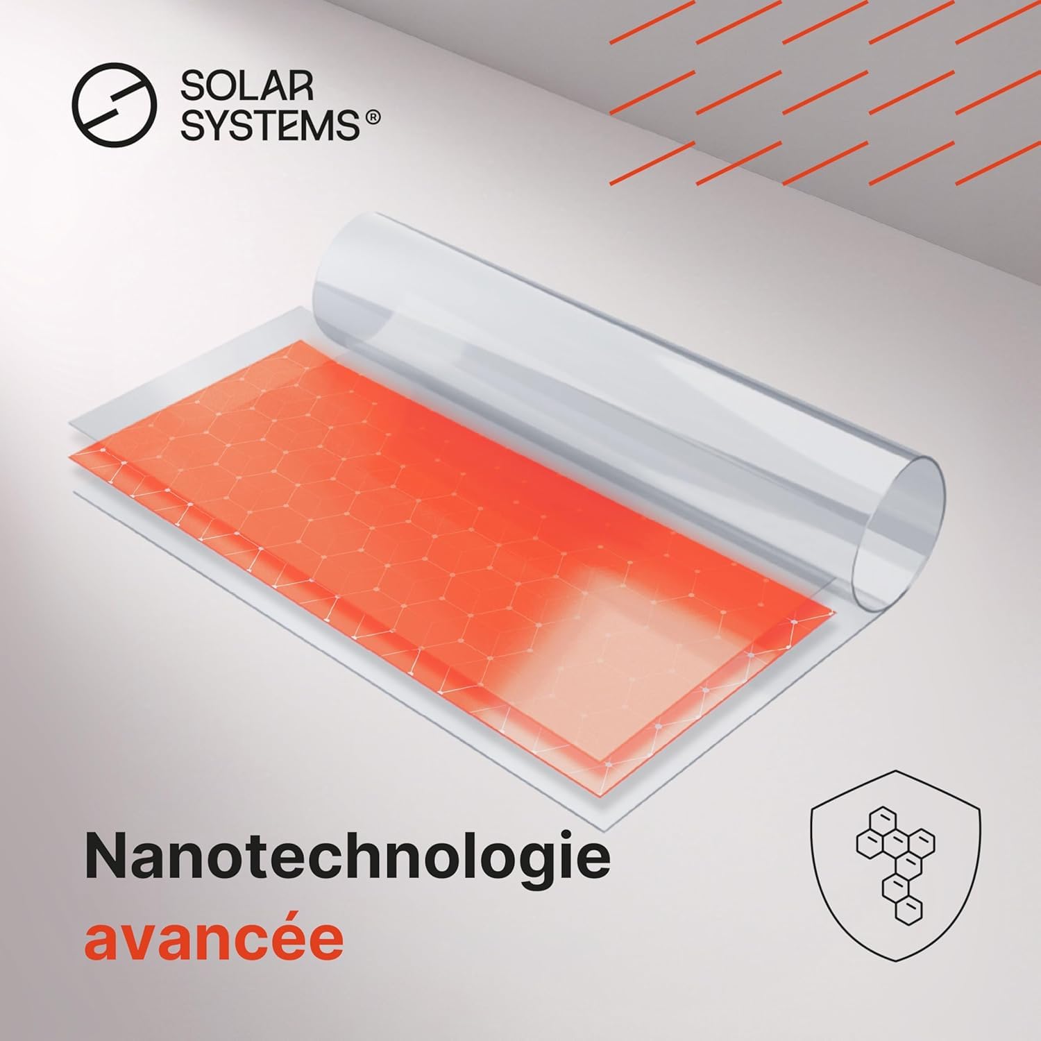 Solar Systems Film Thermique Fenêtre Spectra 75x100 cm | Revêtement nano-céramique. Pour fenêtres & baies vitrées. Isolation thermique hiver, anti-chaleur & transparent.