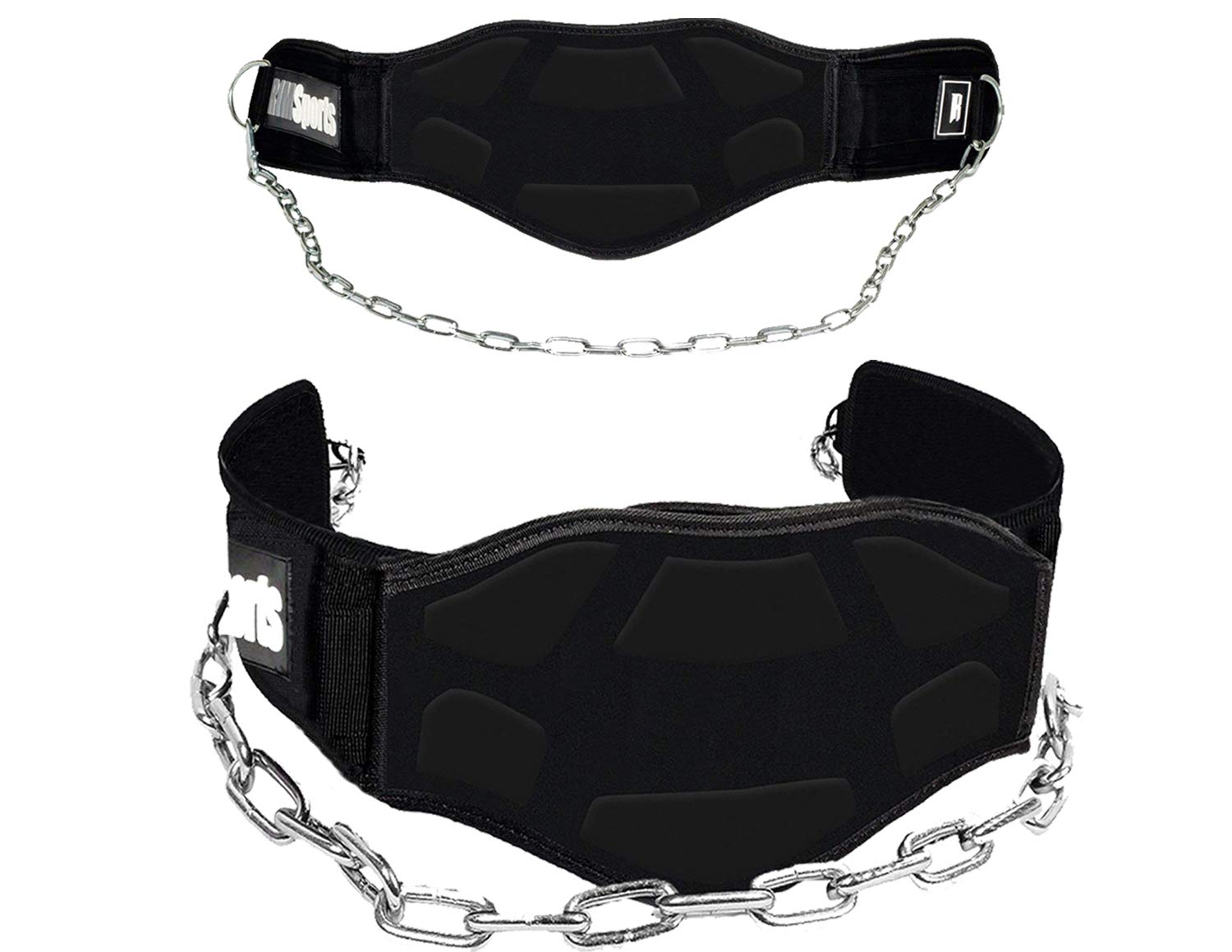 RIMSports Premium Dip Belt with Chain Weight Belt with Chain for