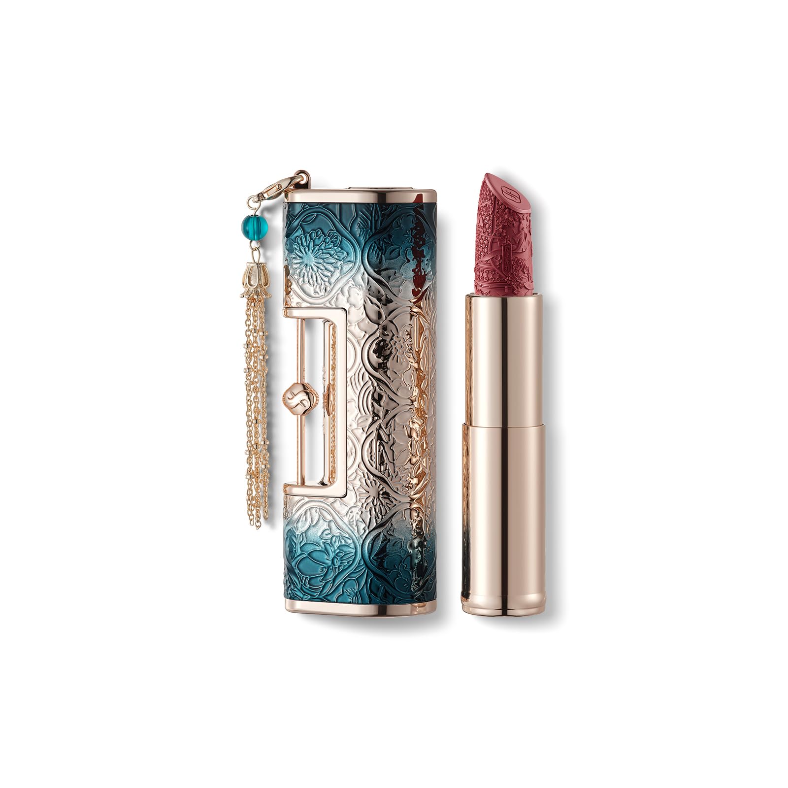 FLORASIS Blooming Rouge Love Lock Lipstick Long-Lasting Sculpting Lipstick Misty Matte Finish Lightweight Nourishing for Everyday Use (M7319 Love Remains)